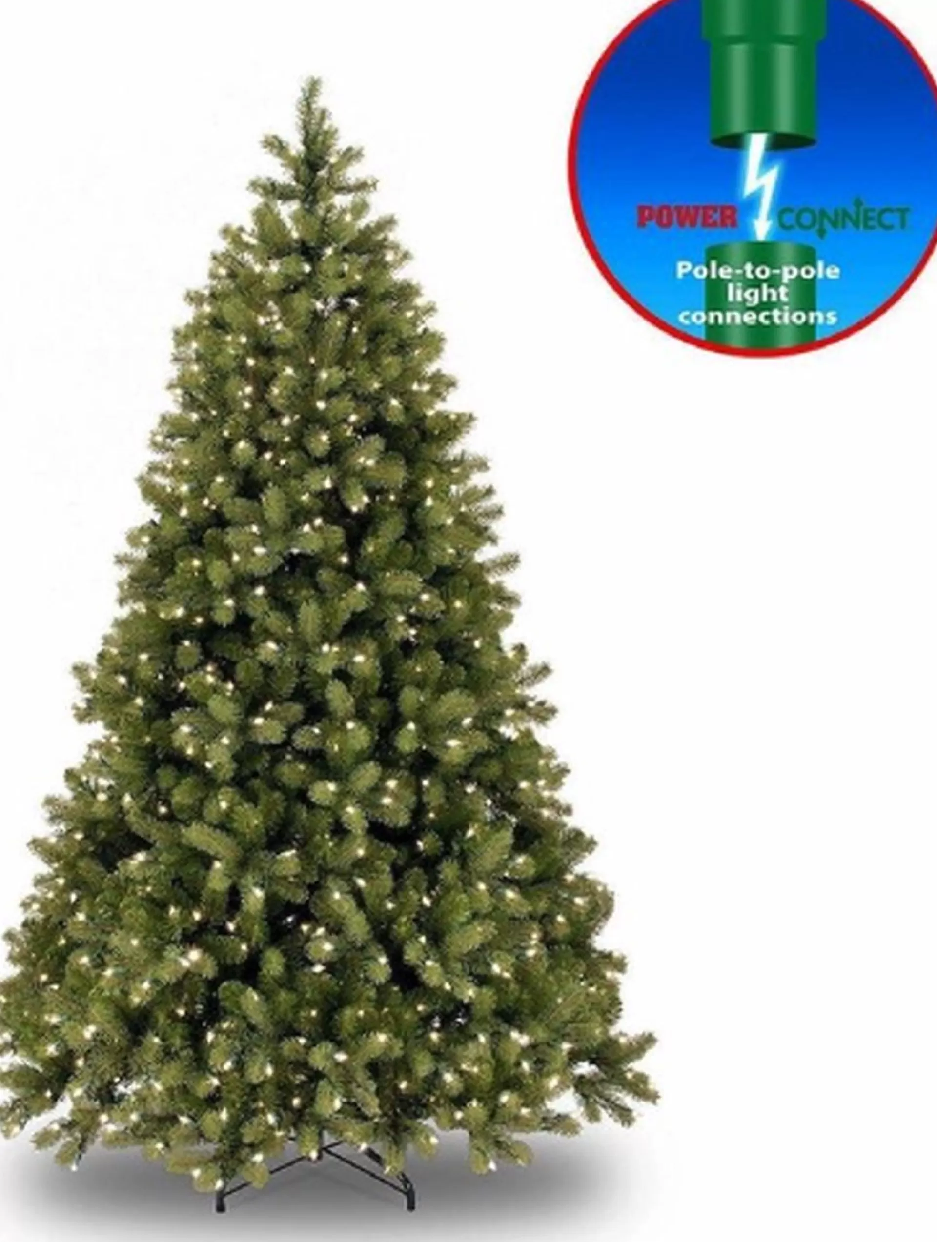 National Tree Company Kerstboom Bayberry Poly - 213 Cm - 550Led's - Inclusief Verlichting Online