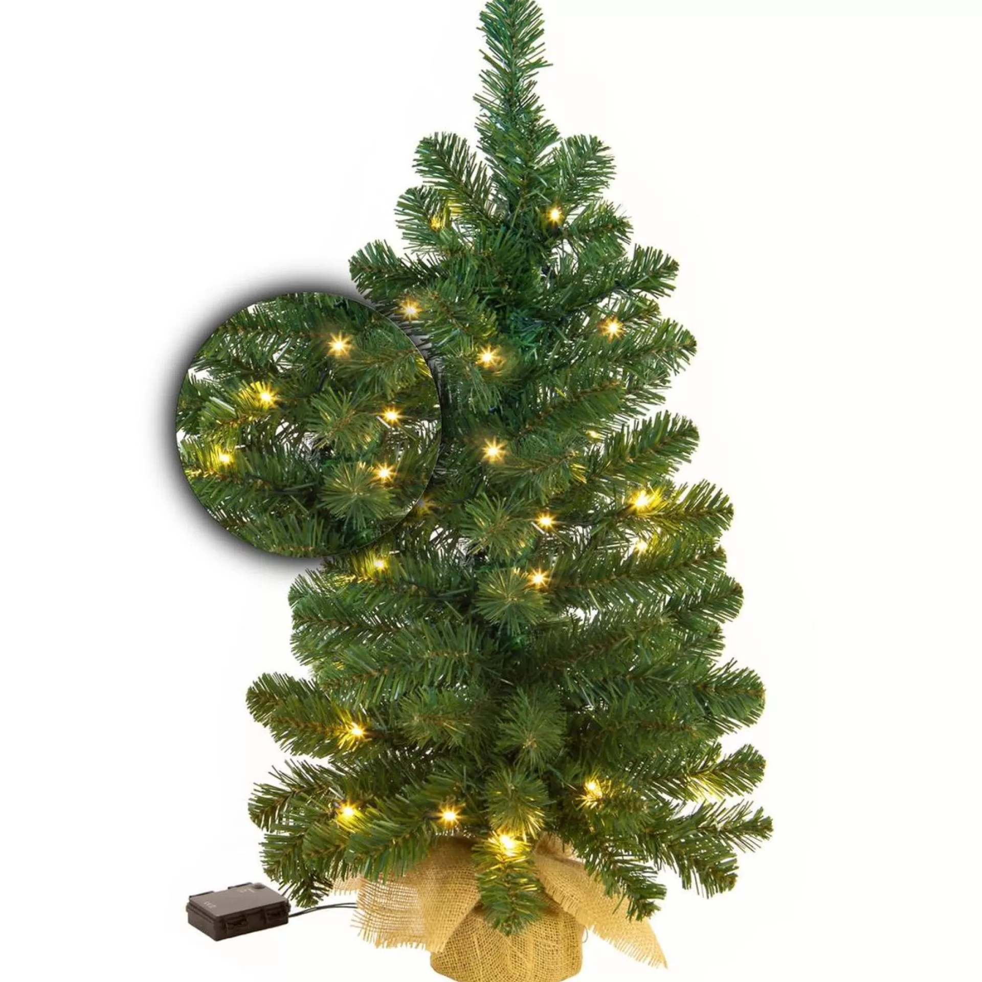 Excellent Trees Kerstboom ® Led Jarbo 75 Cm Met Verlichting - Luxe Uitvoering - 55 Lampjes Sale