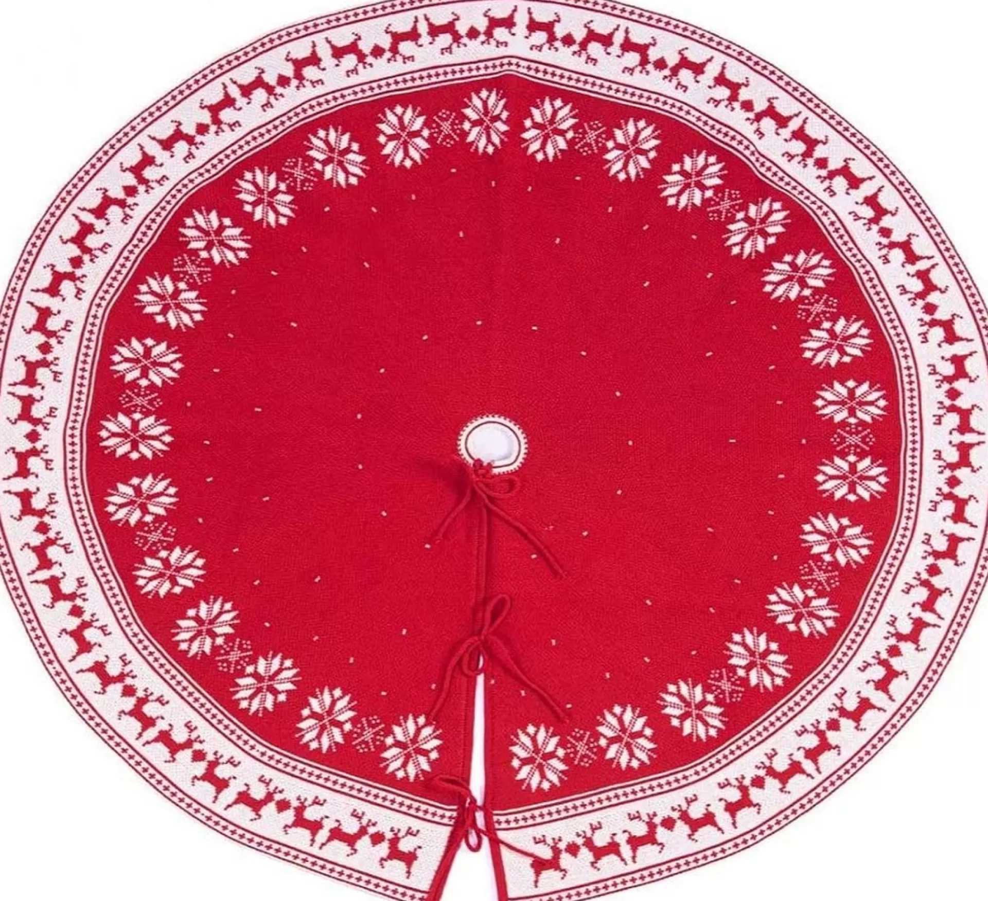 Selwo Kerstboomrok, 122 Cm Gebreide Kerstboomdeken, Kerstdecoratie, Rok, Kerstboomdeken, Kerstboomdecoratie, Decoratie Voor Thuis, Kerstfeest, Decoratie Cheap