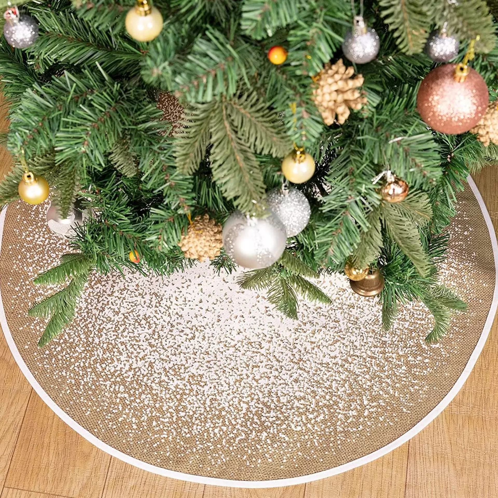 Merkloos Kerstboomrok - Kerstboomkleed – Luxe Kerstboomrok Best