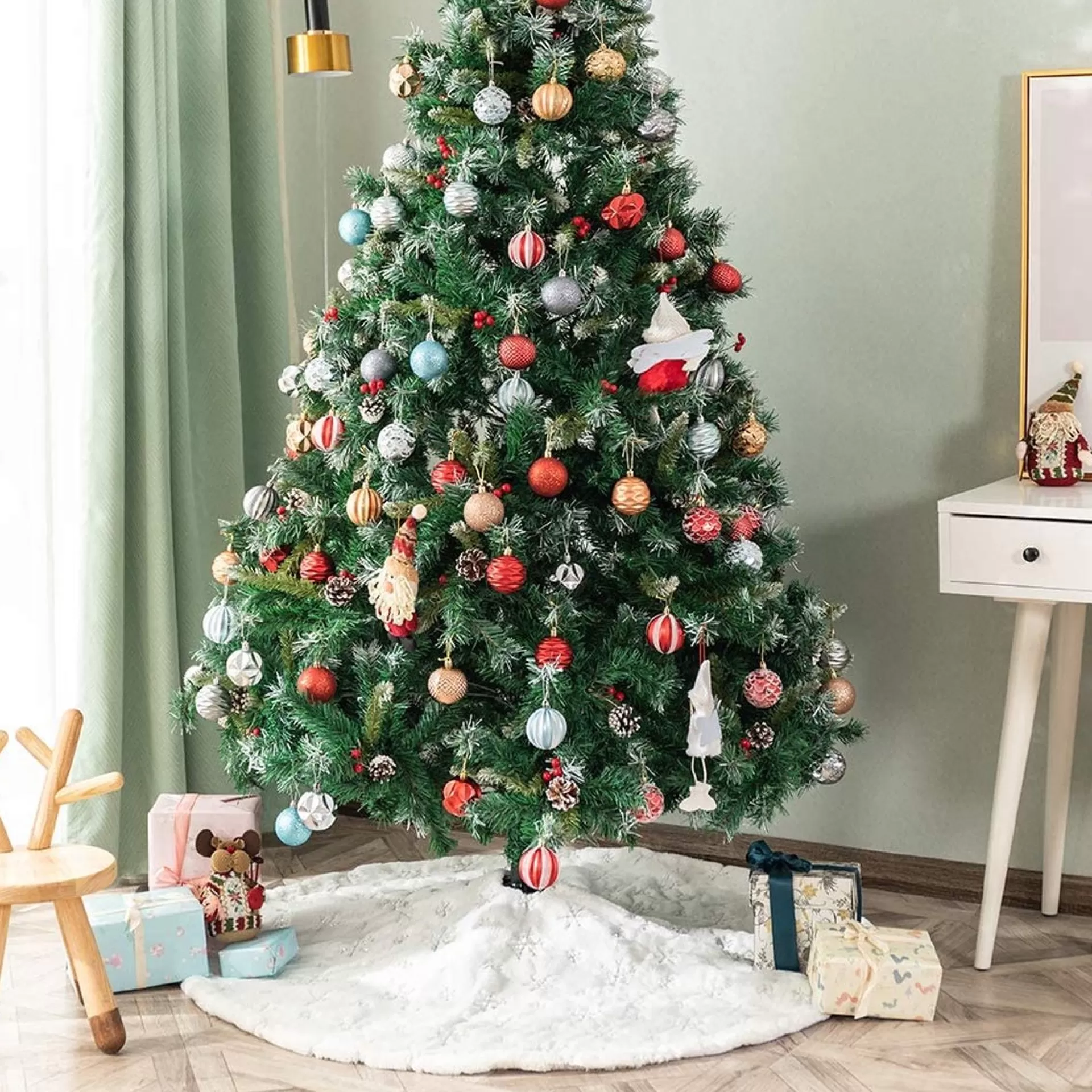 Merkloos Kerstboomrok - Kerstboomkleed – Luxe Kerstboomrok Store