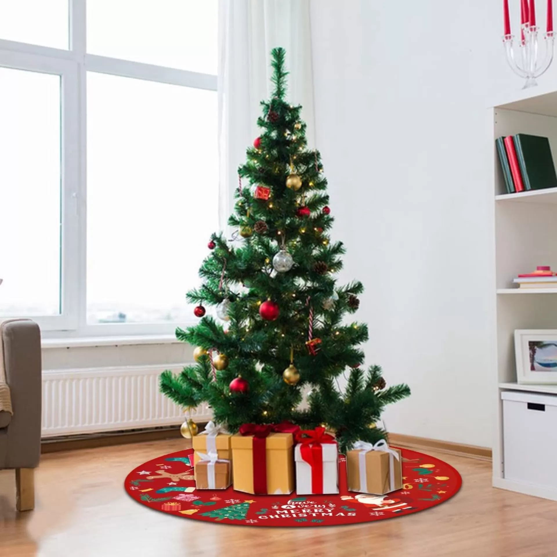 Merkloos Kerstboomrok - Kerstboomkleed – Luxe Kerstboomrok Outlet