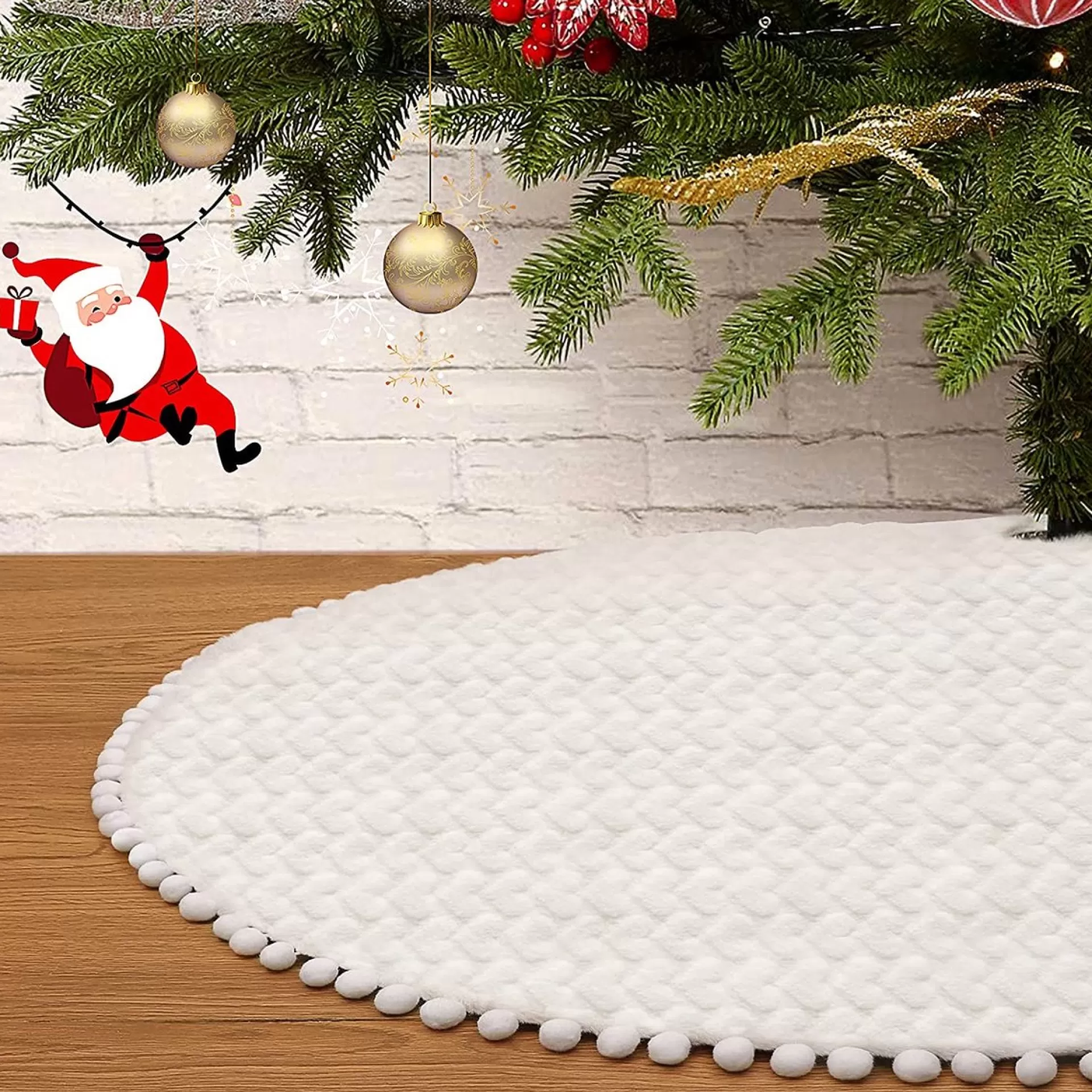 Merkloos Kerstboomrok - Kerstboomkleed – Luxe Kerstboomrok Best Sale