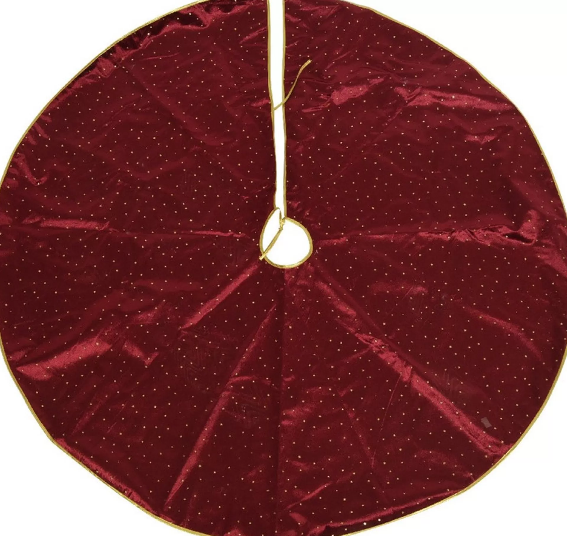 Decoris Kerstboomrok/Kerstboom Kleed Rood 120 Cm - Kerstboom Rok/Rokken Discount