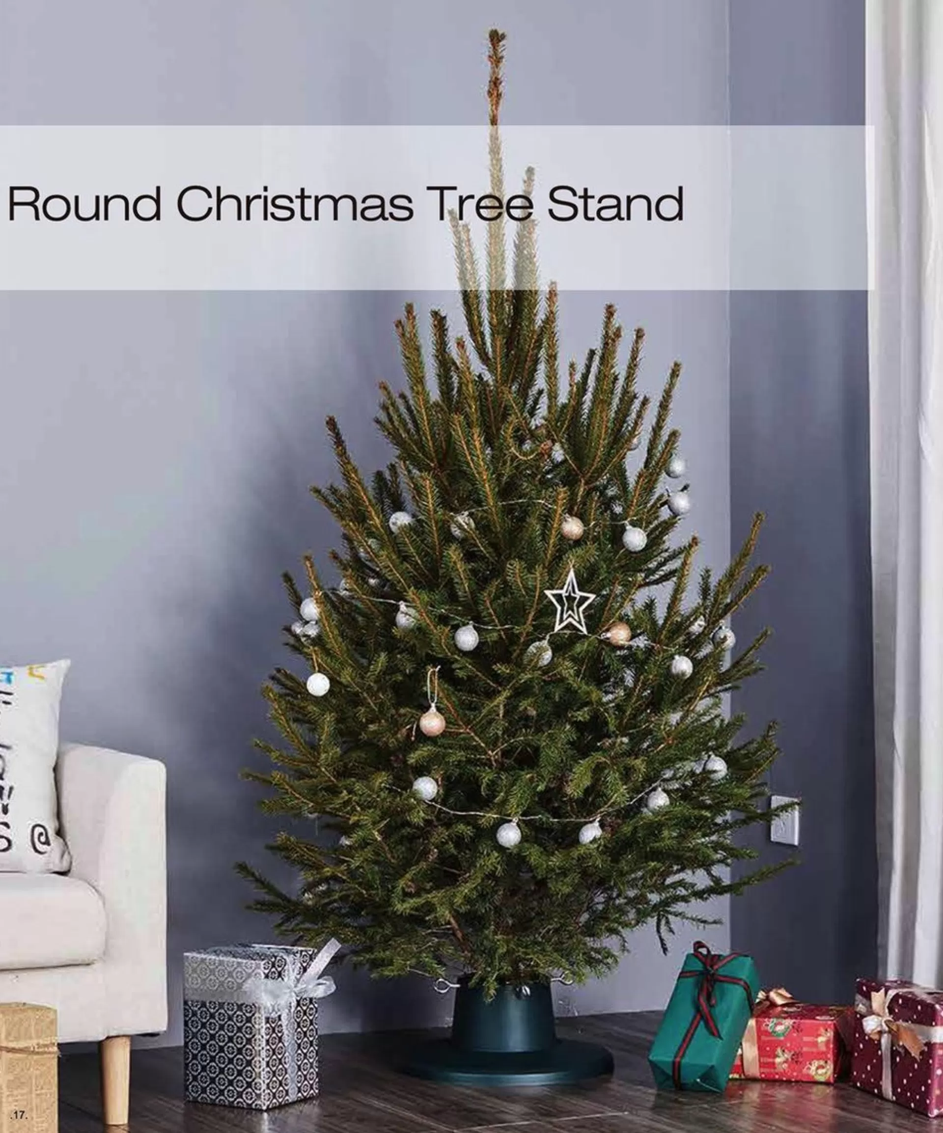 Famiflora Kerstboomstandaard Met Klem - Kerstboomvoet Voor Kerstbomen Tot 210Cm Hoogte Hot