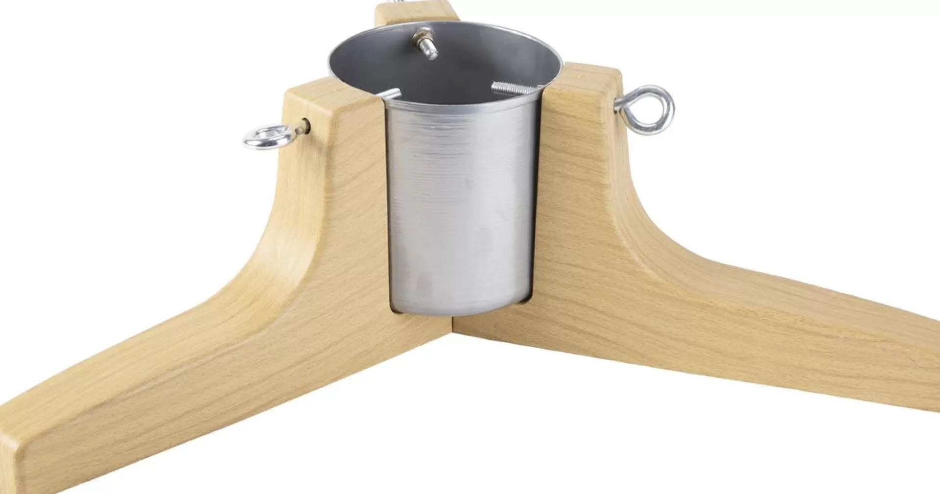 Cosyu0026Trendy Kerstboomstandaard Van Kunststof/Metaal Met Houtlook Voor Een Kerstboom Tot 280 Cm - Kerstboomstandaarden - Kerstboomvoet Discount