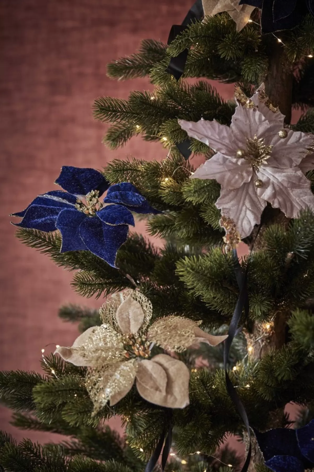 Naturn Christmas Kerstkransen>Kerstkrans Landelijk | O 40 Cm | Krans Landelijk Rond | Kerstdecoratie Deurkrans | Krans Voor De Kerst | Kerstversiering Kransen | Blauw