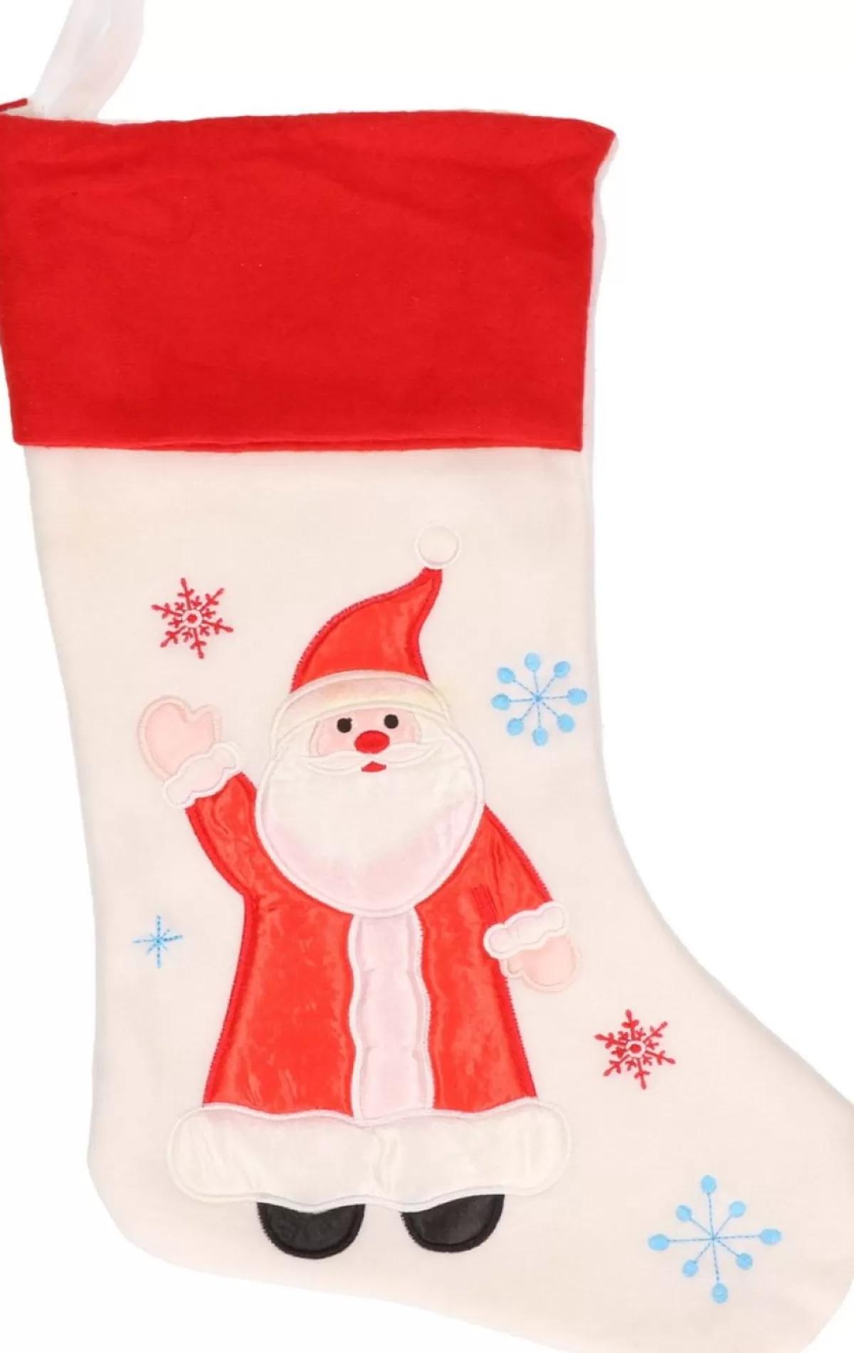 Merkloos Kerstsokken>Kerstsokken - 2X Stuks - Rood - H43 En H48 Cm - Kerstdecoratie