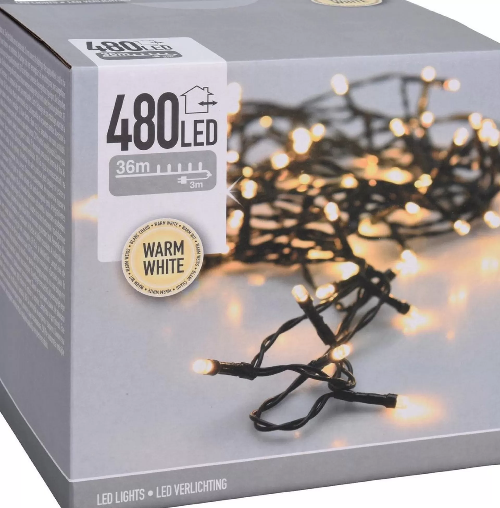 Merkloos Kerstverlichting - 480 Led's - 36 Meter Online