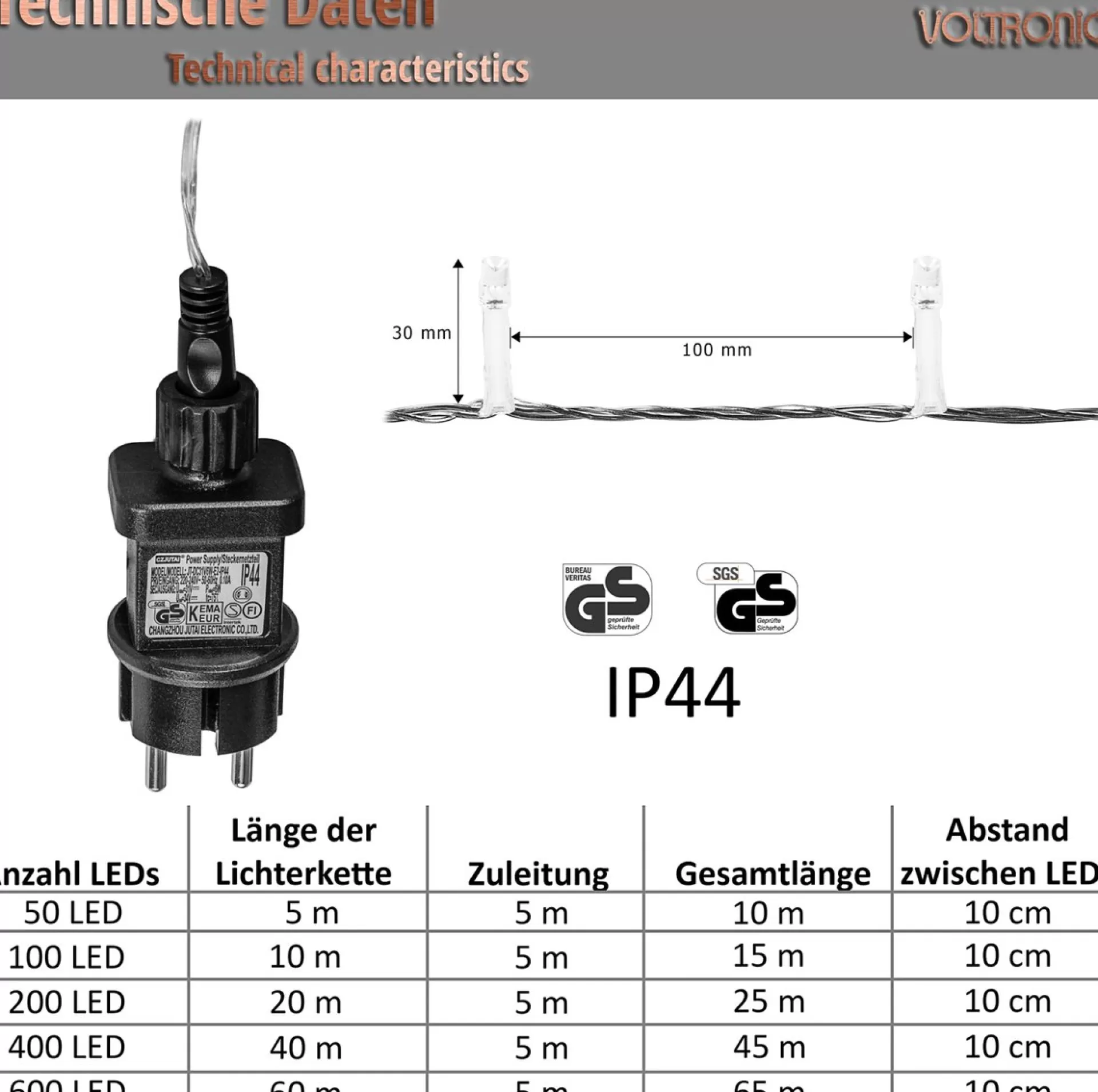 Trend24 Kerstlichtsnoeren>Kerstverlichting - Sfeerverlichting - Kerstverlichting Buiten - Kerstverlichting Binnen - Kerstversiering - Feestverlichting - Lichtsnoer - Lichtsnoer Buiten - Voor Binnen En Buiten - 5 M - Warm Wit