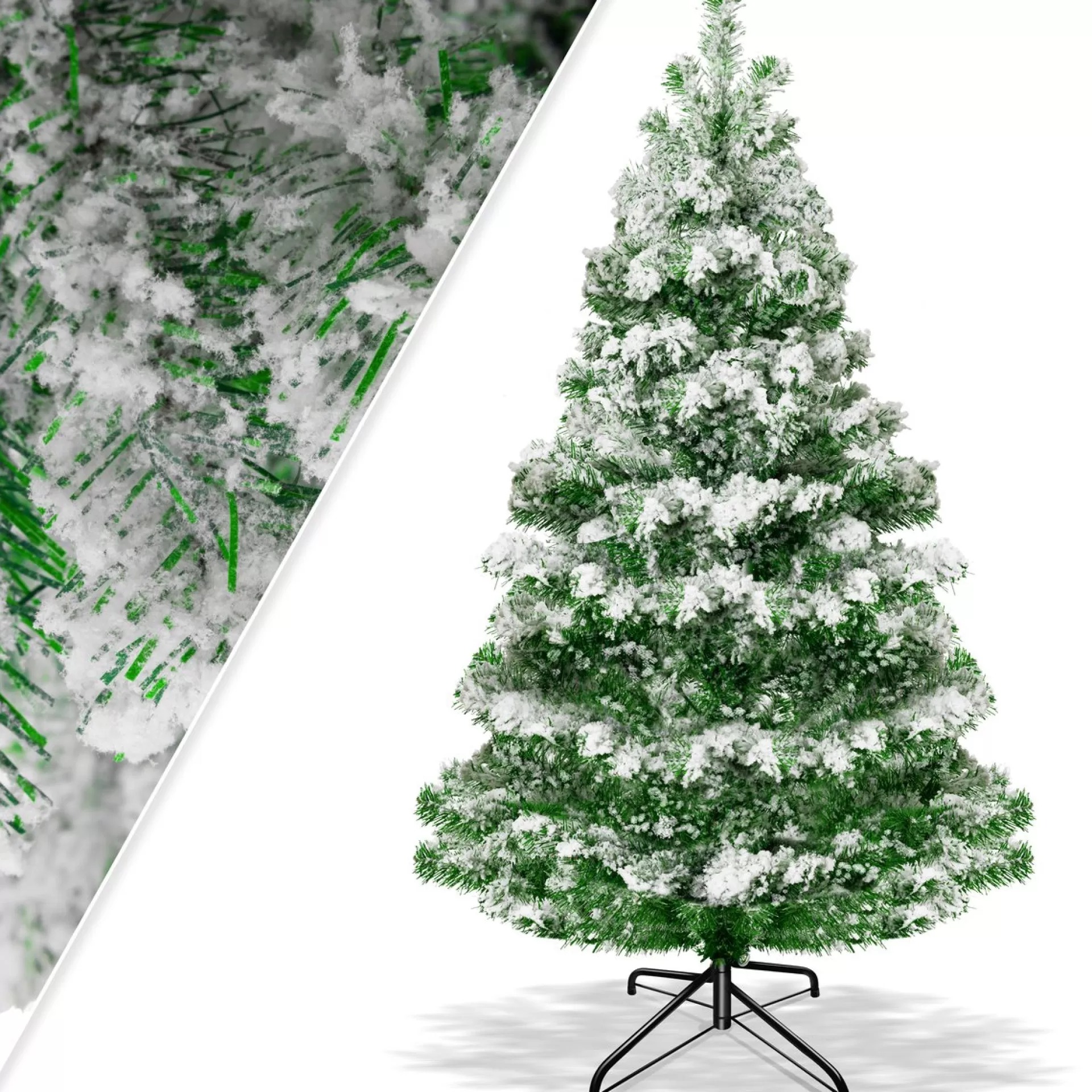 Kesser ® Kunstkerstboom - Kerstboom - Kunstmatige Kerstboom Van Pe - Sneeuw, 140Cm Discount