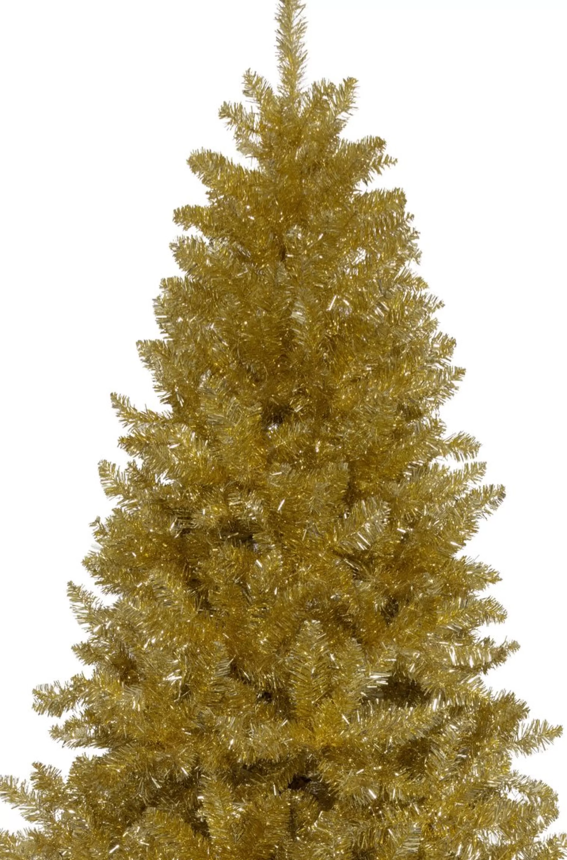 KJ Kunstkerstbomen Gouden Kunstkerstboom De Luxe - 180 Cm - Goud - 1050 Pvc Takken Outlet