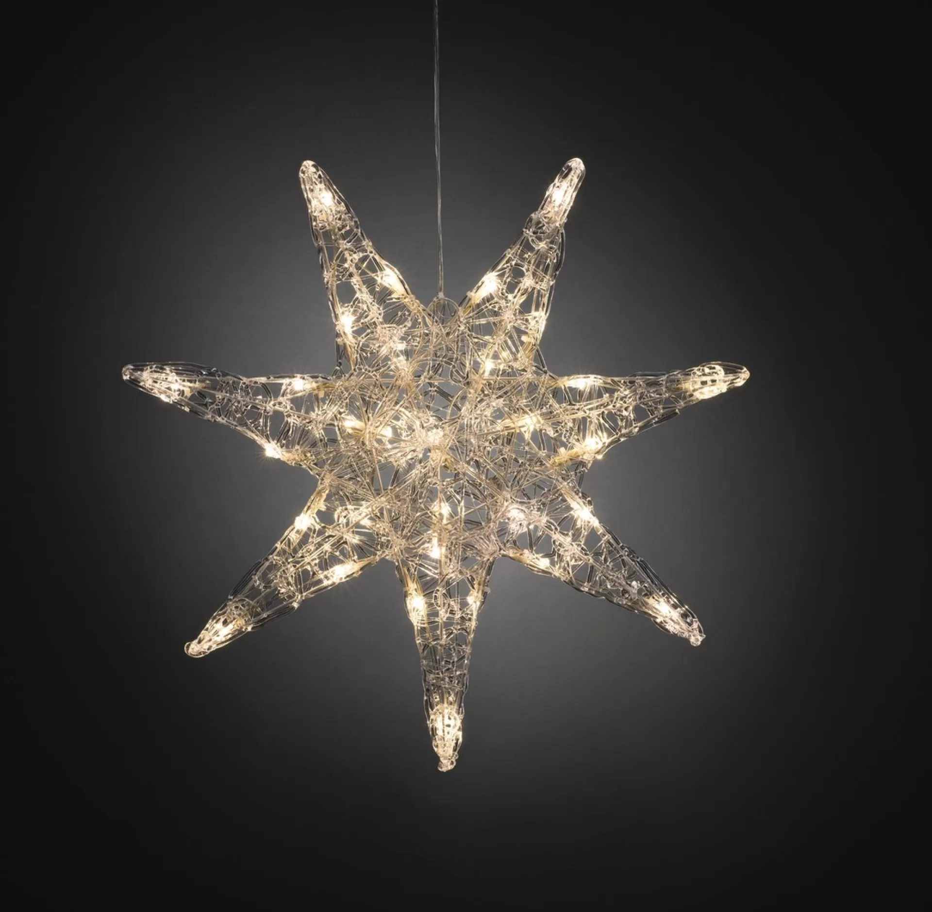 Konst Smide Konstsmide 6110 - Verlicht Kerstfiguur - 32 Lamps Led Acryl Ster 1D - 45Cm - 24V - Voor Binnen - Warmwit Flash Sale