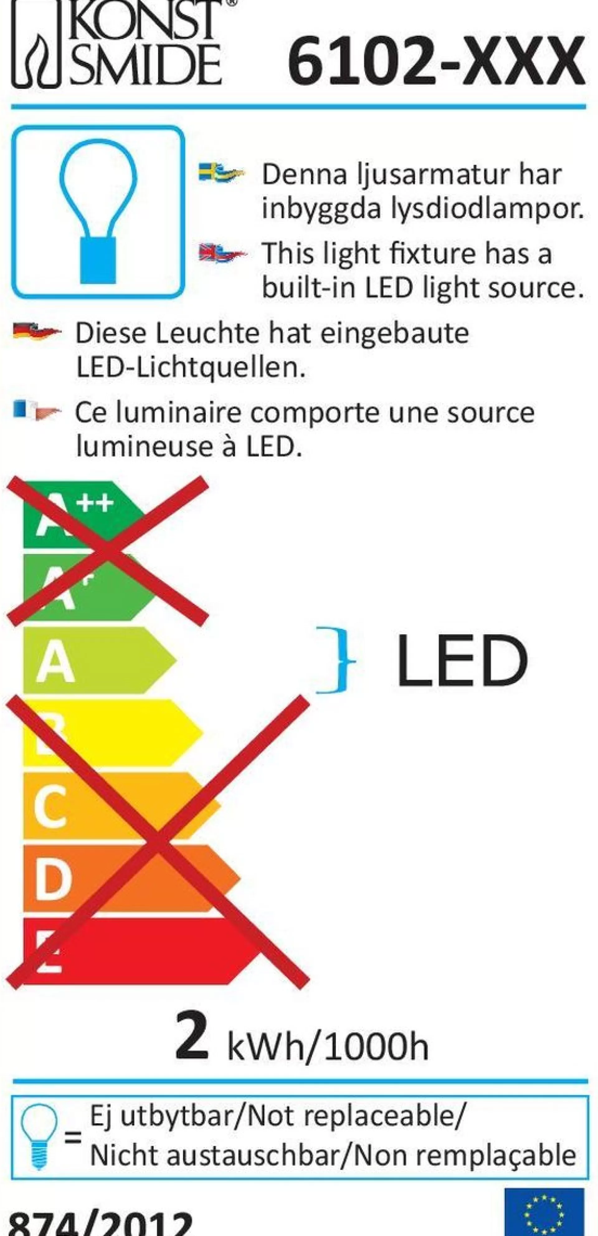 Konst Smide Konstsmide Led Acrylster Kerstverlichting - 34 Cm - 24 Lampjes - 24V - Voor Binnen - Warmwit Flash Sale