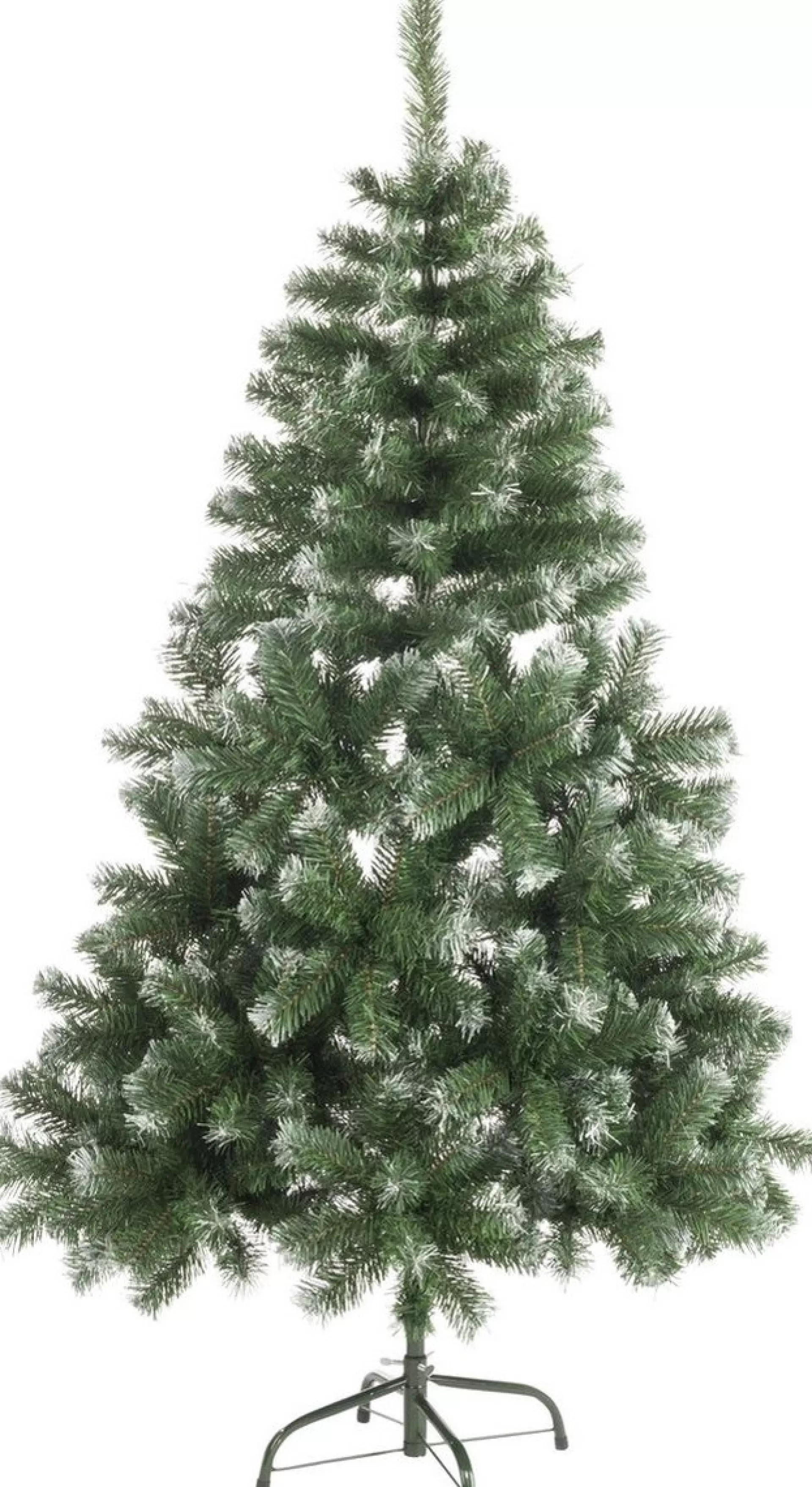 Merkloos Kunstkerstboom Abies - Spar - Met Witte Uiteinden - 440 Takjes - 150 Cm Best Sale