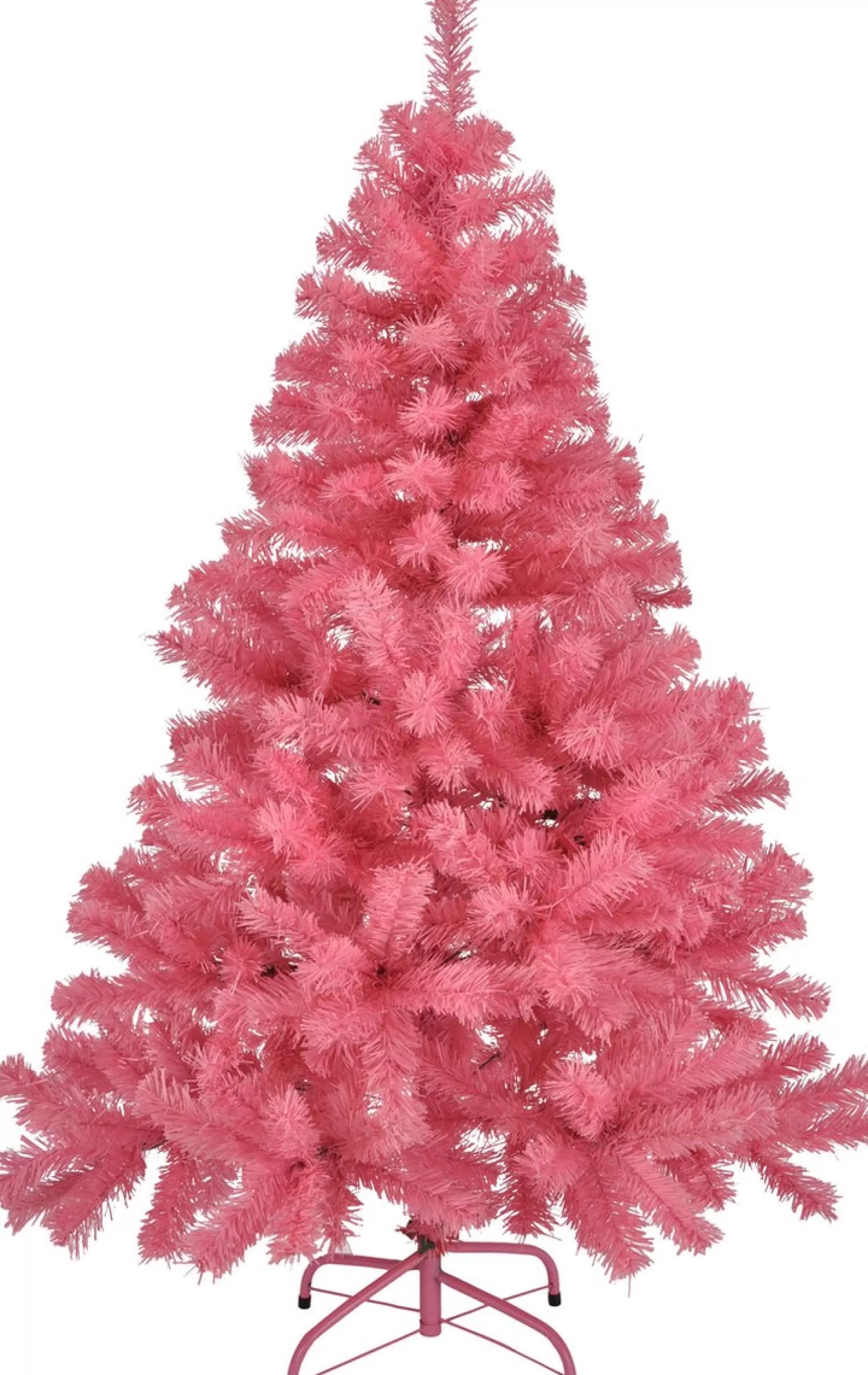 Merkloos Kunstkerstboom/Kunstboom - Roze - Met Anti-Slip - 120 Cm Discount