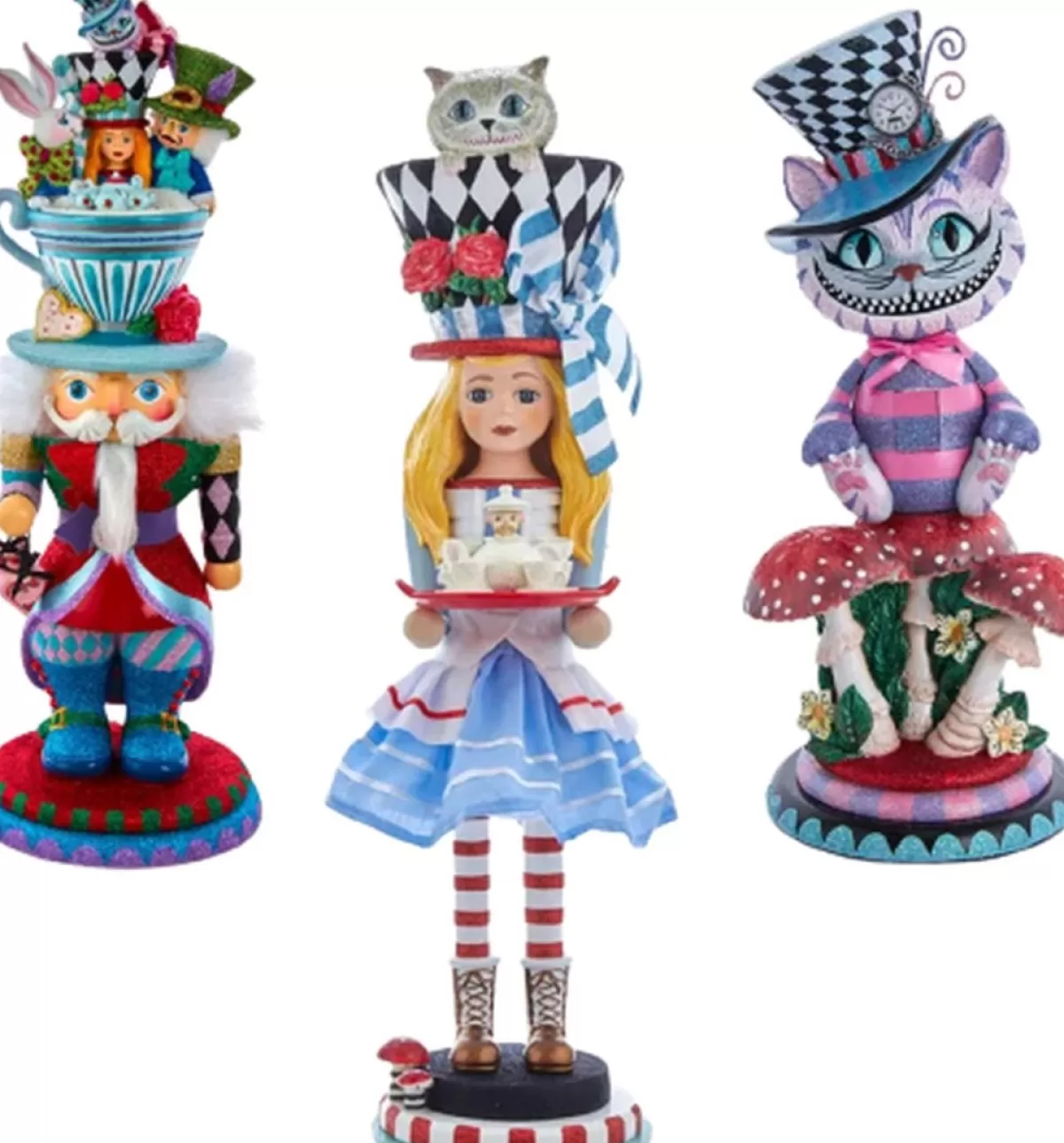 Kurt S. Adler Kerstbeelden> - Notenkraker - Cheshire Cat (Uit Alice In Wonderland)