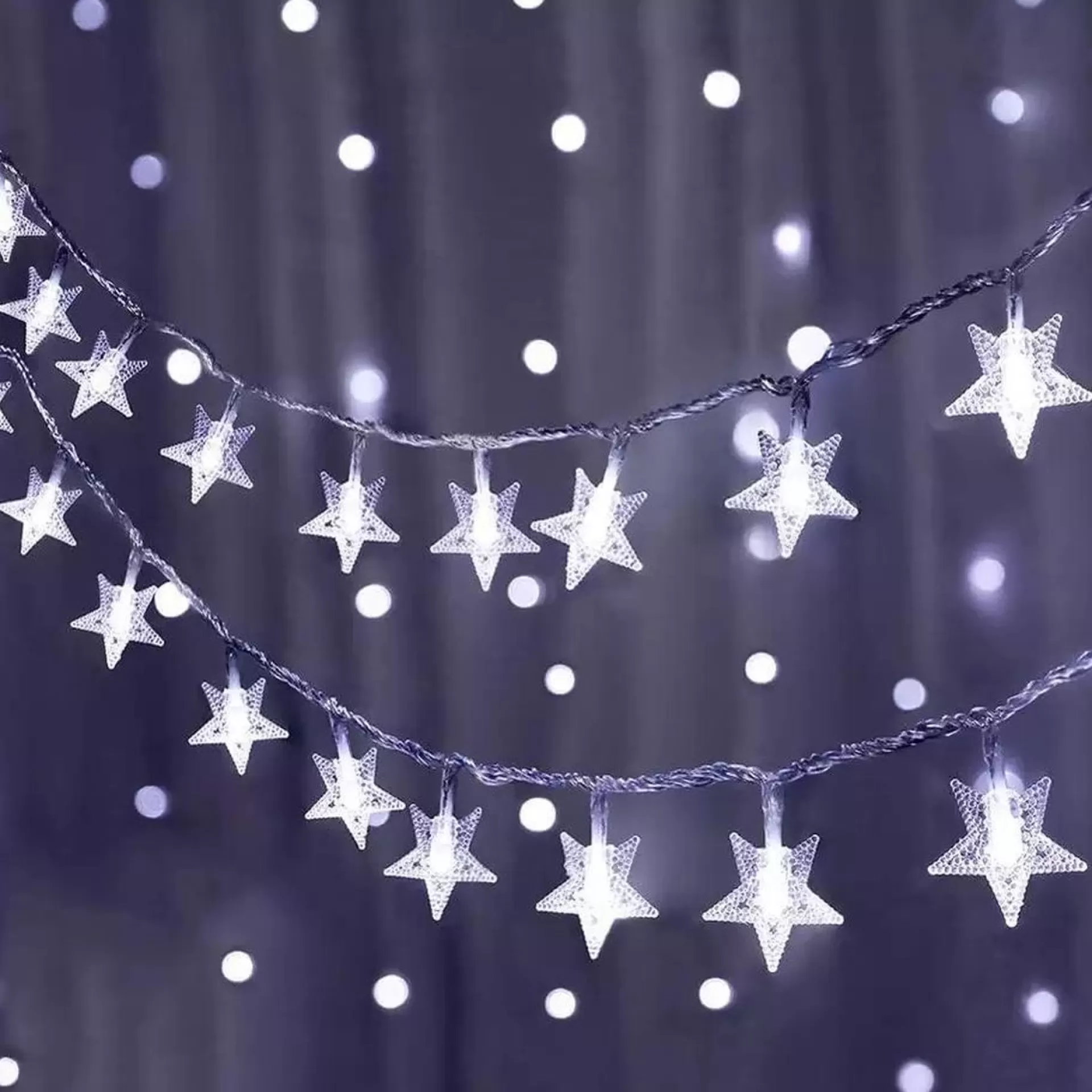 Brill-ligfut Led Lampjes Slinger - Sterretjes - 3 Meter - 20 Lichtjes - Cold White - Lichtsnoer - Batterij - Slaapkamer - Kerst Outlet