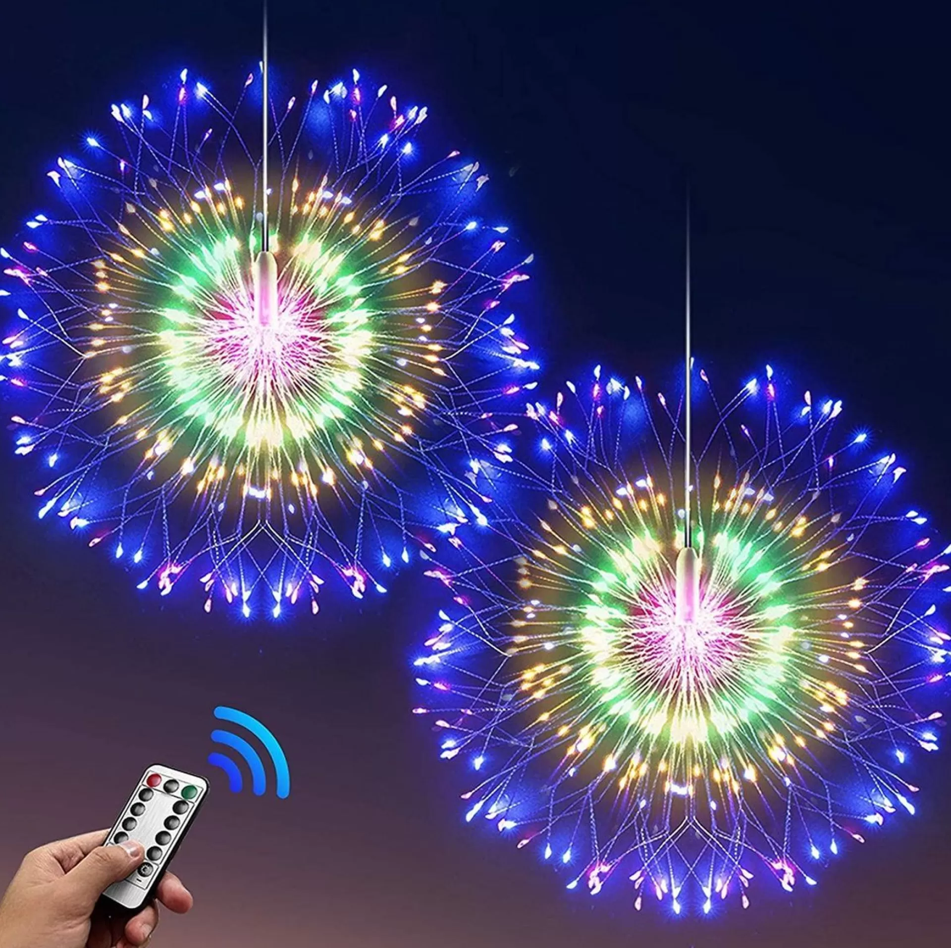 Telestore Led Verlichting Op Batterij - Lampjes - Fireworks Led Lights - Sfeerverlichting - Feestverlichting Vuurwerkverlichting Op Battterij - 30 Cm - Met Afstandbediening Discount