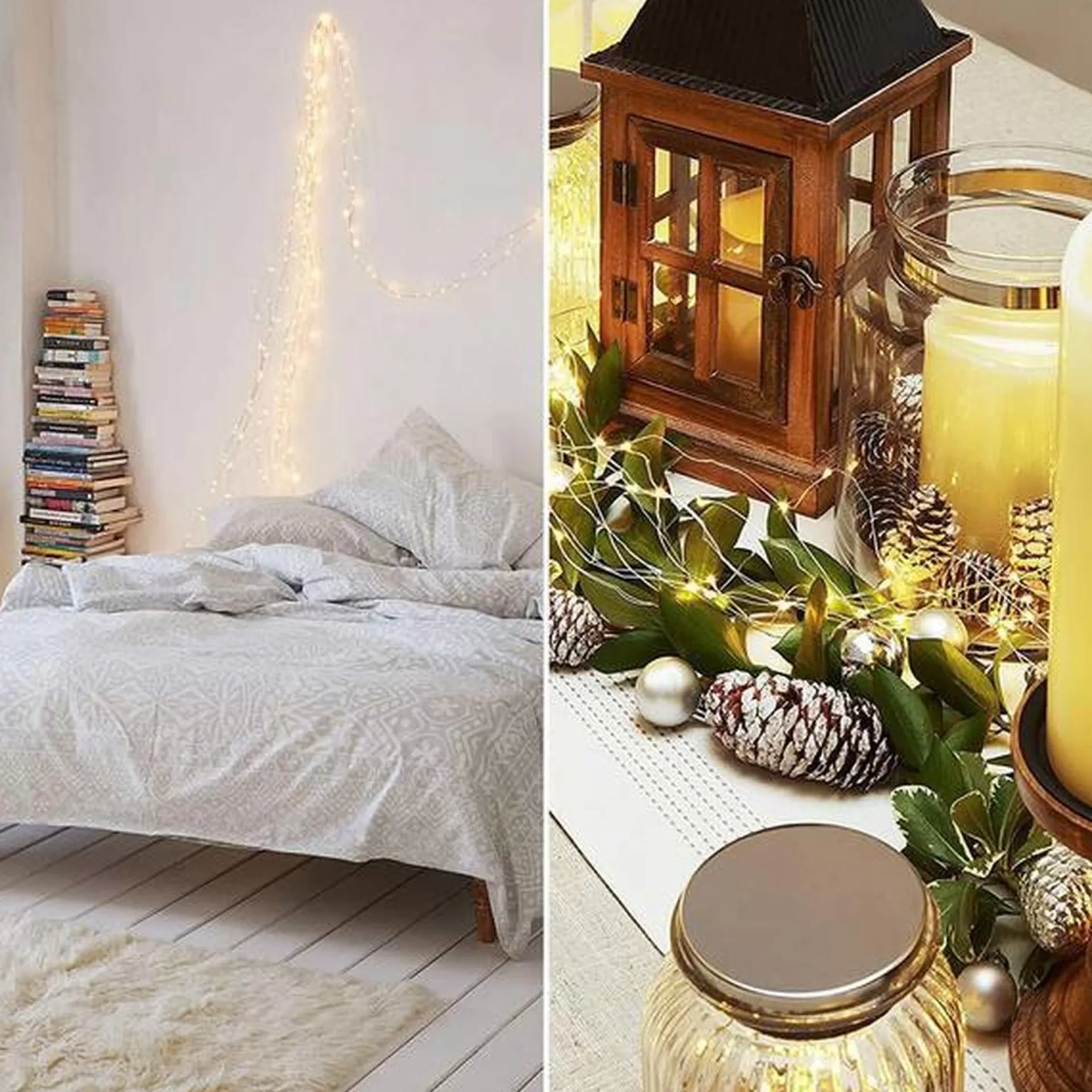 Sofisticade Kerstlichtsnoeren>Lichtsnoer Bundel Led - Fairy Lights - 10 X 80Cm Met 80 Leds - Werkt Op 3 Aa Batterijen (Gratis Erbij) - Timer Functie - Kerstverlichting - Decoratie En Sfeerverlichting - Partylights