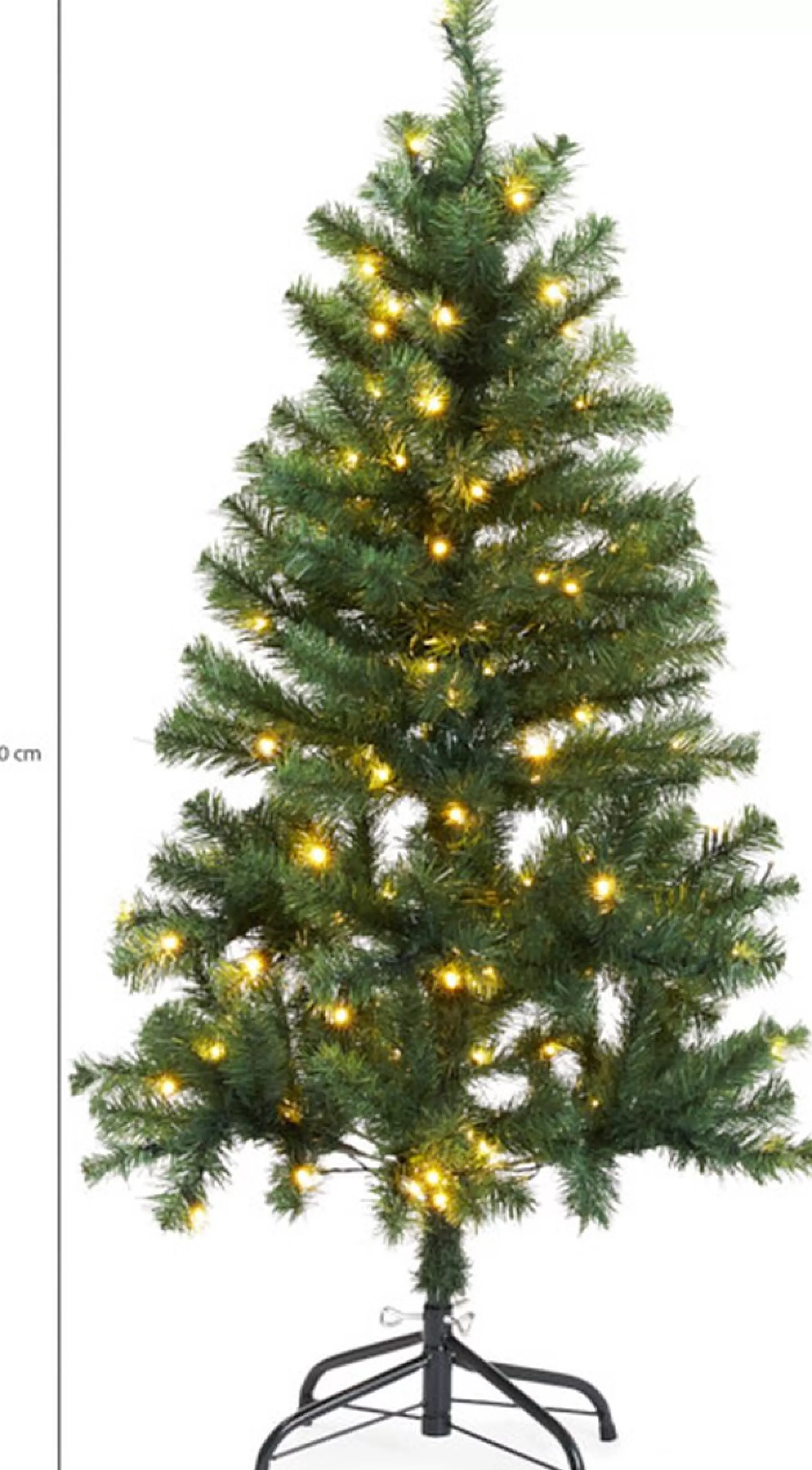 Lifa-Living Lifa Living - Kunstkerstboom - Met Verlichting - 120 Led Lampjes - 120 Cm - Aanloopsnoer 5 Meter - Groen Cheap