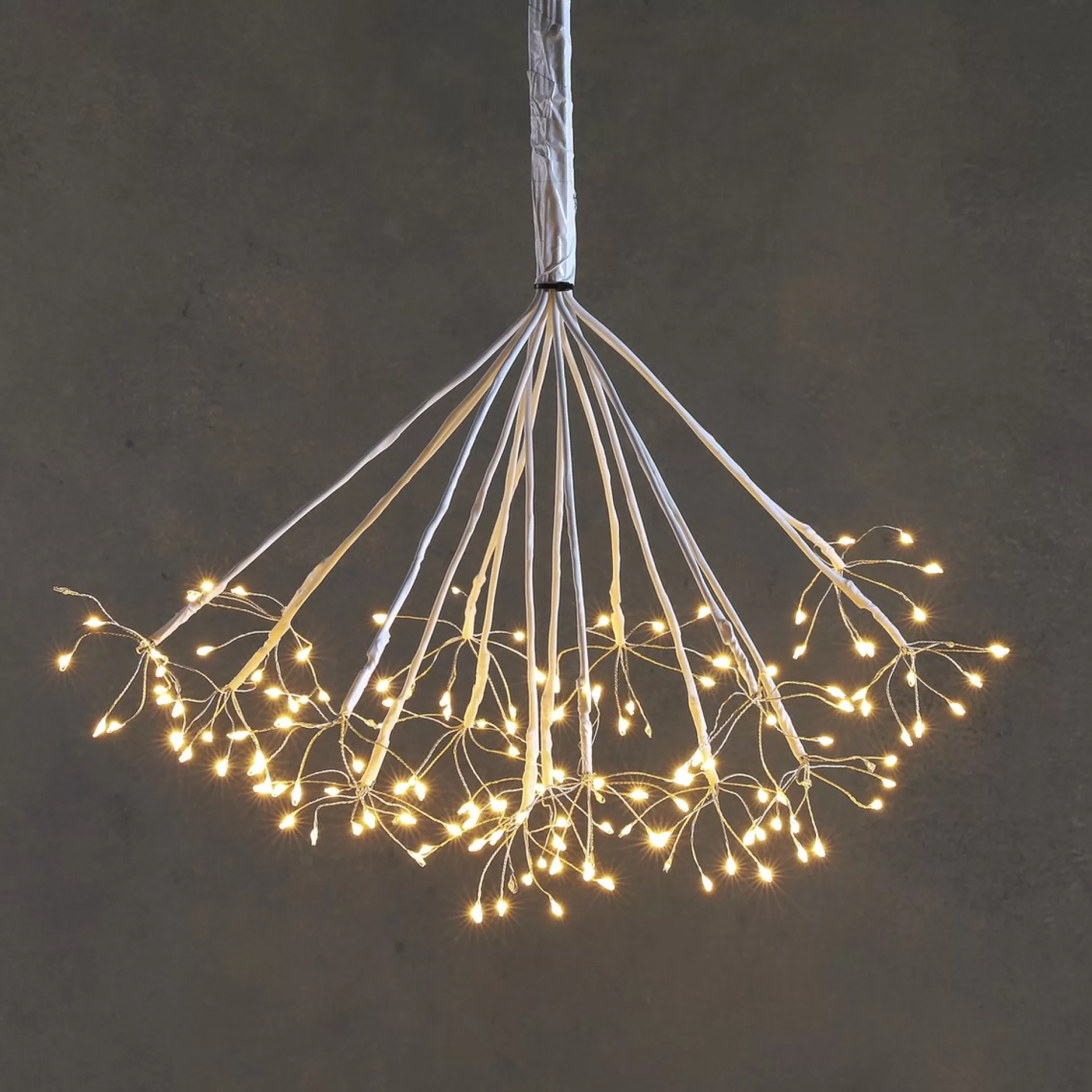 Luca lighting Kerstverlichting Paardenbloem Met 160 Warm Witte Led Lampjes - O80 Cm - Zilver Hot