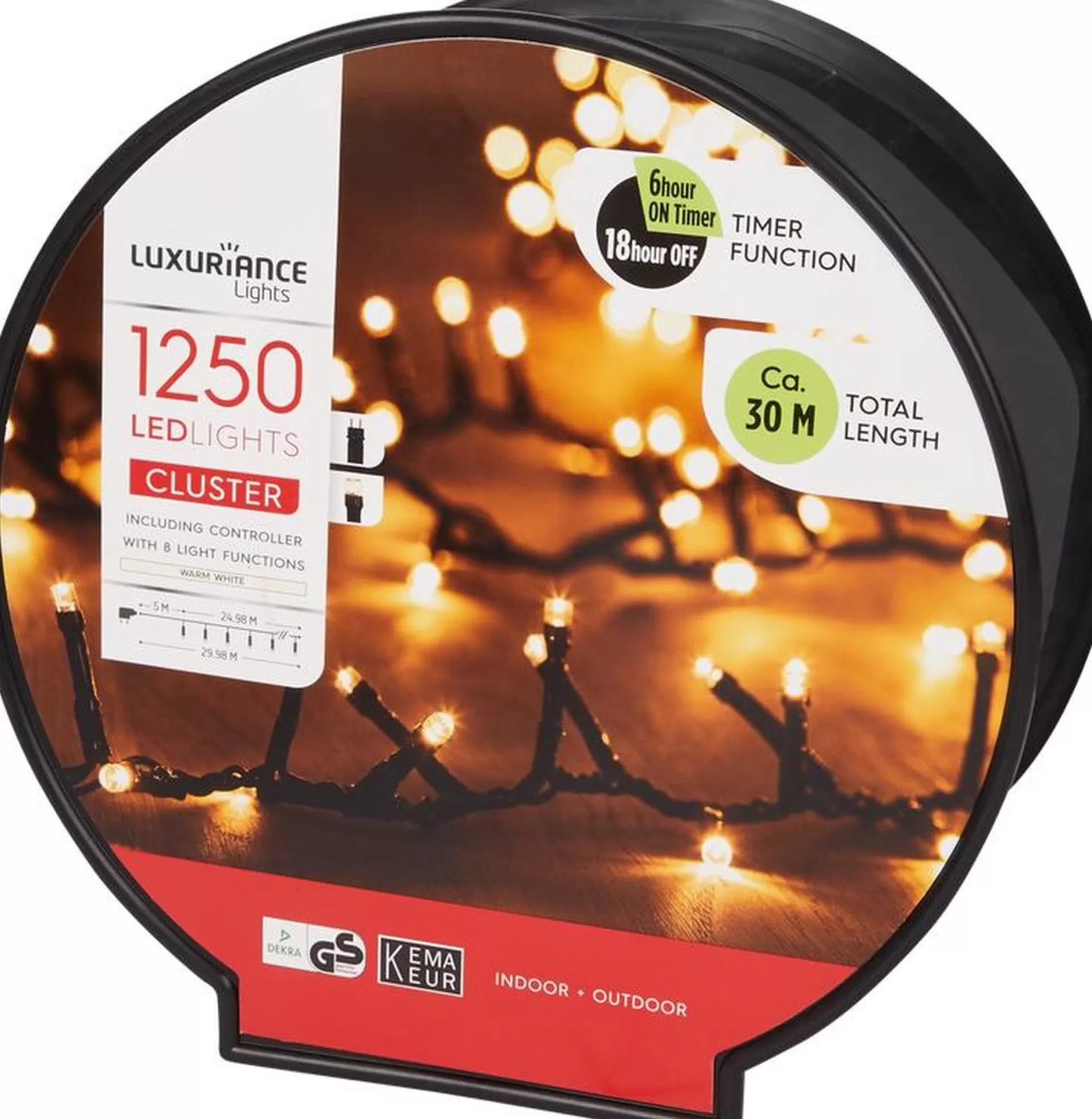 Merkloos Luxe Kerstverlichting 30 Meter - 1250 Ledlampjes Flash Sale