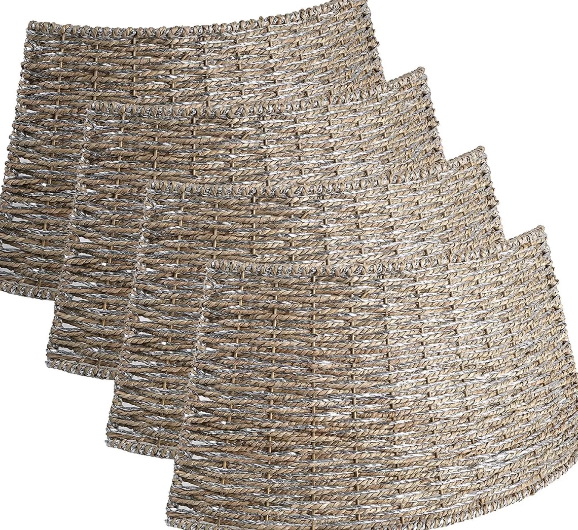 Meisterhome Kerstboomring Kraag Kerstboomrok - H23 X O60 Cm - Zeegras - Naturel Bruin 3 Elementen Flash Sale