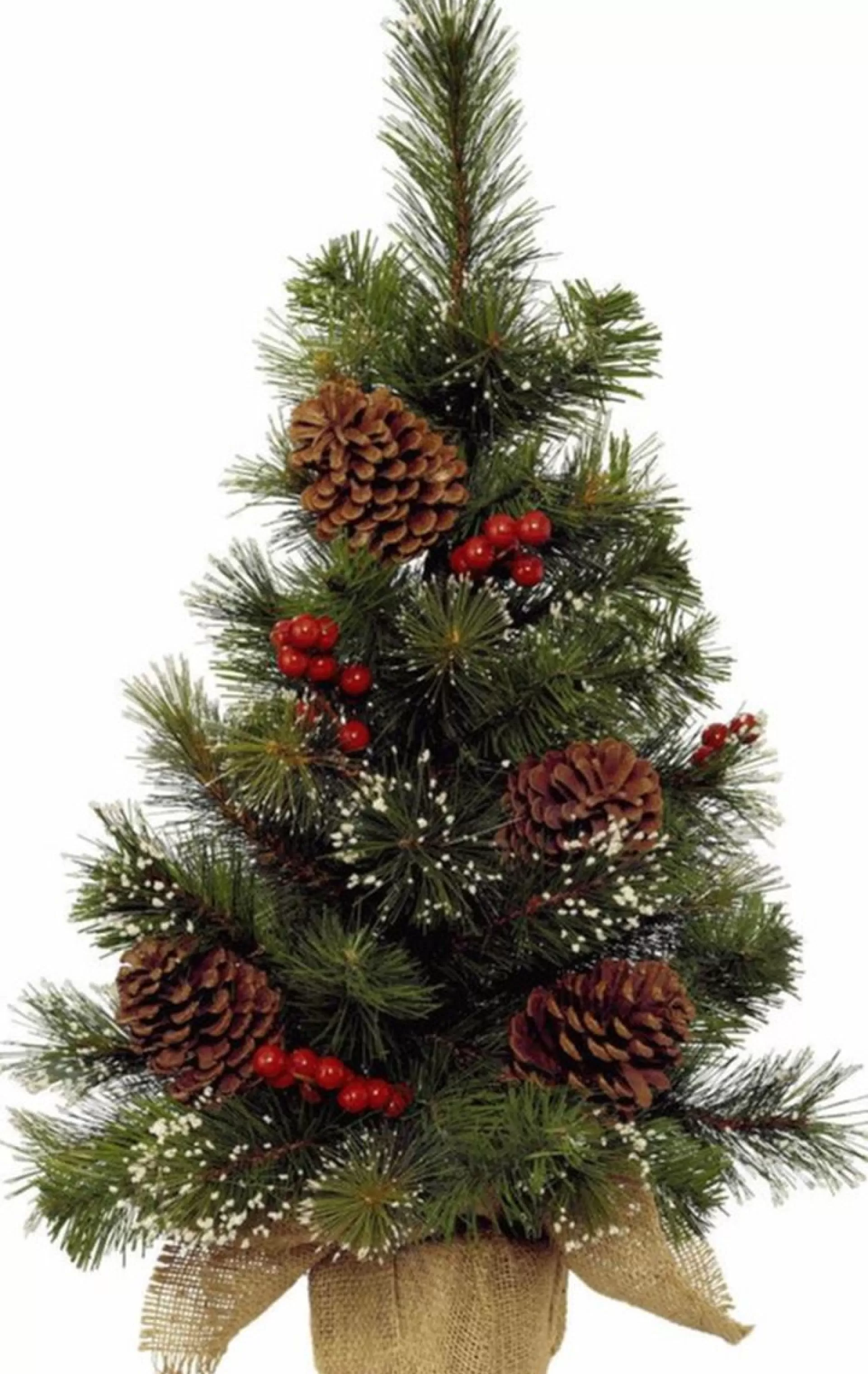 Everlands Mini Kerstboom 45 Cm - Met Decoratie En Verlichting Helder 300Cm -40 Leds Hot