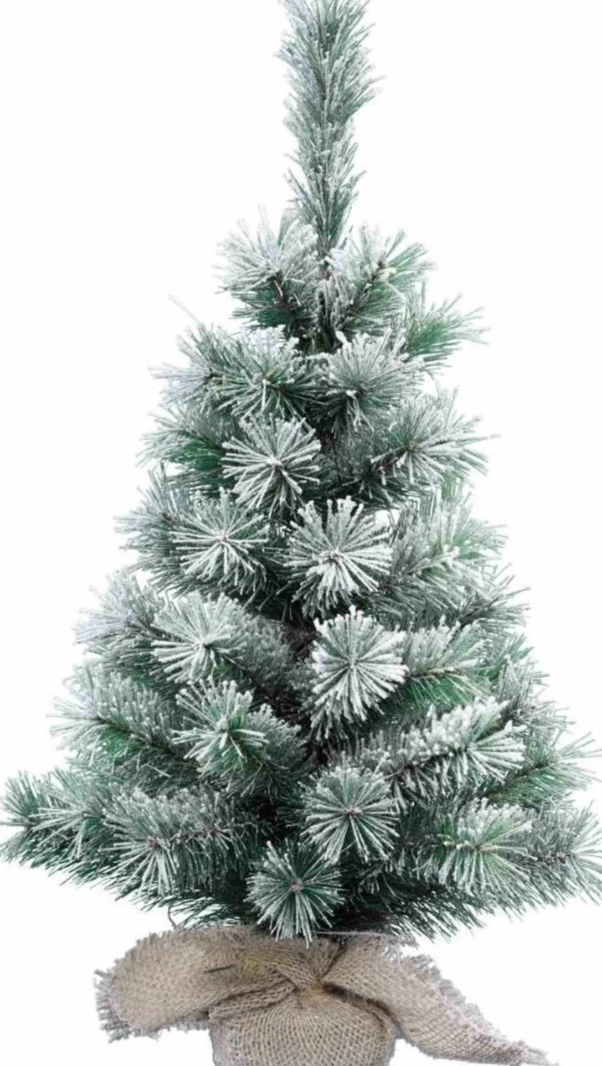 Everlands Mini Kerstboom Tafelboom Vancouver Miniboom H75 Cm Groen/Wit Best Sale