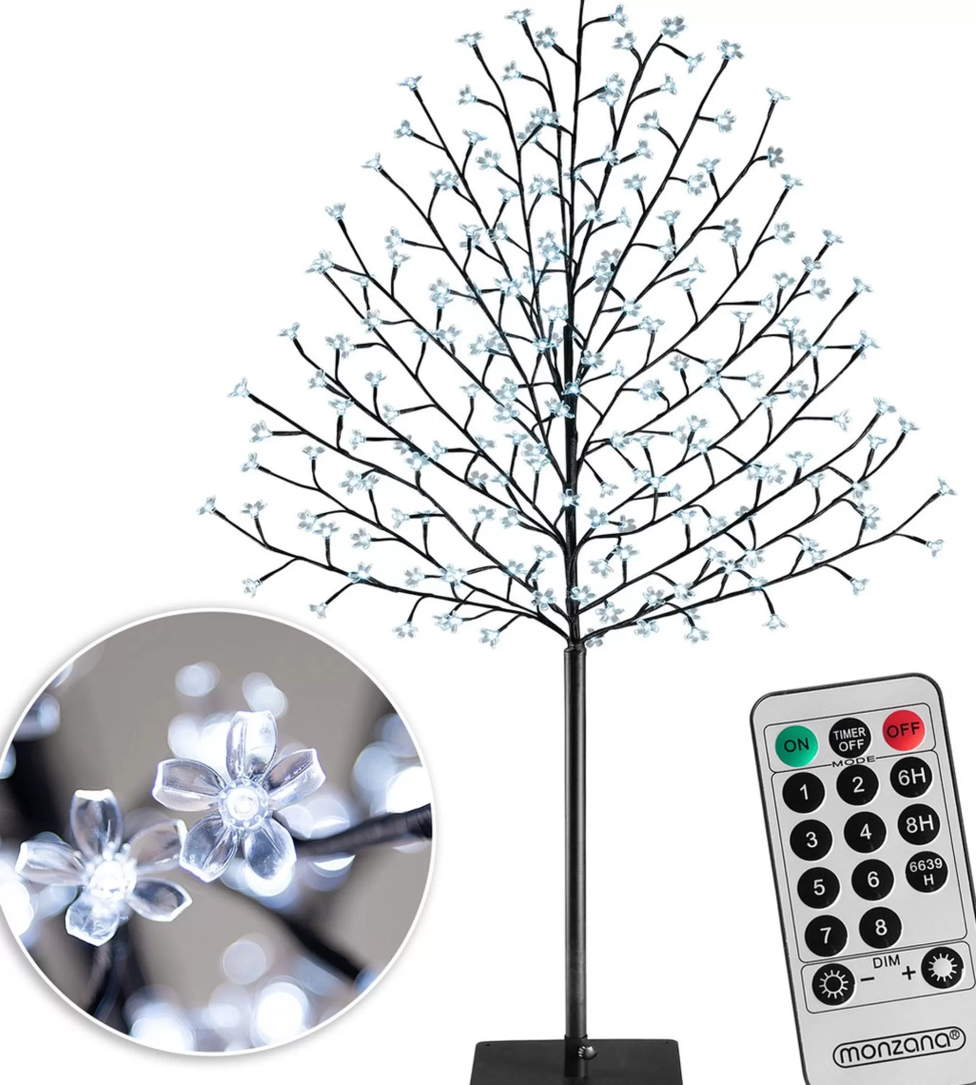 Monzana Kersenbloesem Boom 180Cm - Timer Ip44 - 200 Led Blauw Best Sale