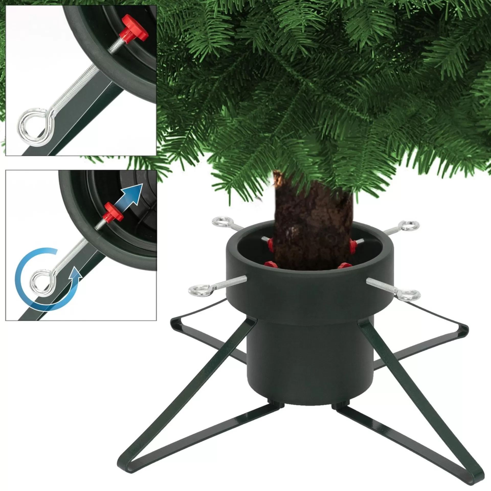 Nampook - Kerstboomstandaard - Groot - Voor Bomen Tot 2,5 Meter - Waterreservoir - Groen Fashion
