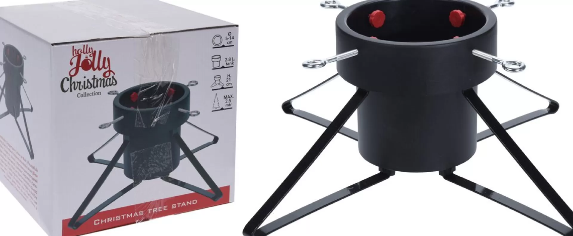 Nampook Kerstboomstandaard - Groot - Voor Bomen Tot 2 Meter - 1.8L Waterreservoir Cheap