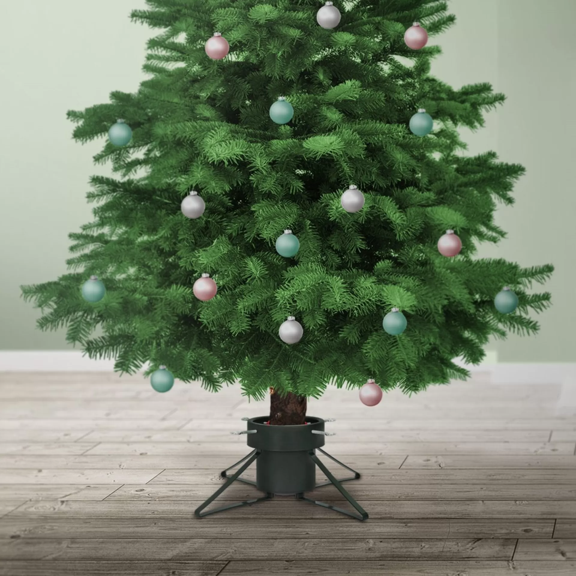 Nampook Kerstboomstandaard - Medium - Voor Bomen Tot 2 Meter -1.8L Waterreservoir - Groen Best Sale