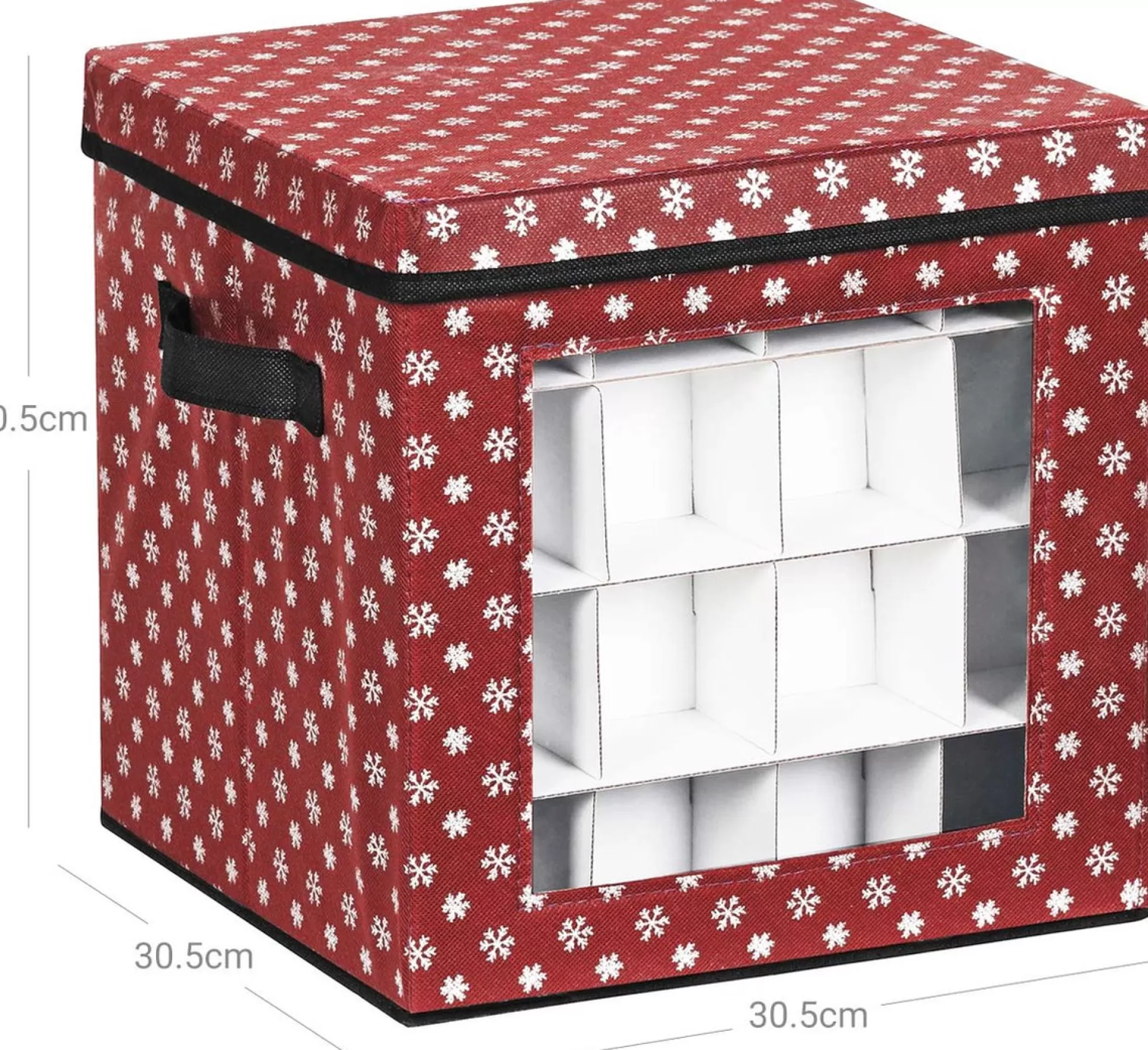 MeubelGigant Opbergdozen Voor Kerstballen - Set Van 3 - Vouwdozen - 64 Kleine Vakken Per Doos Discount