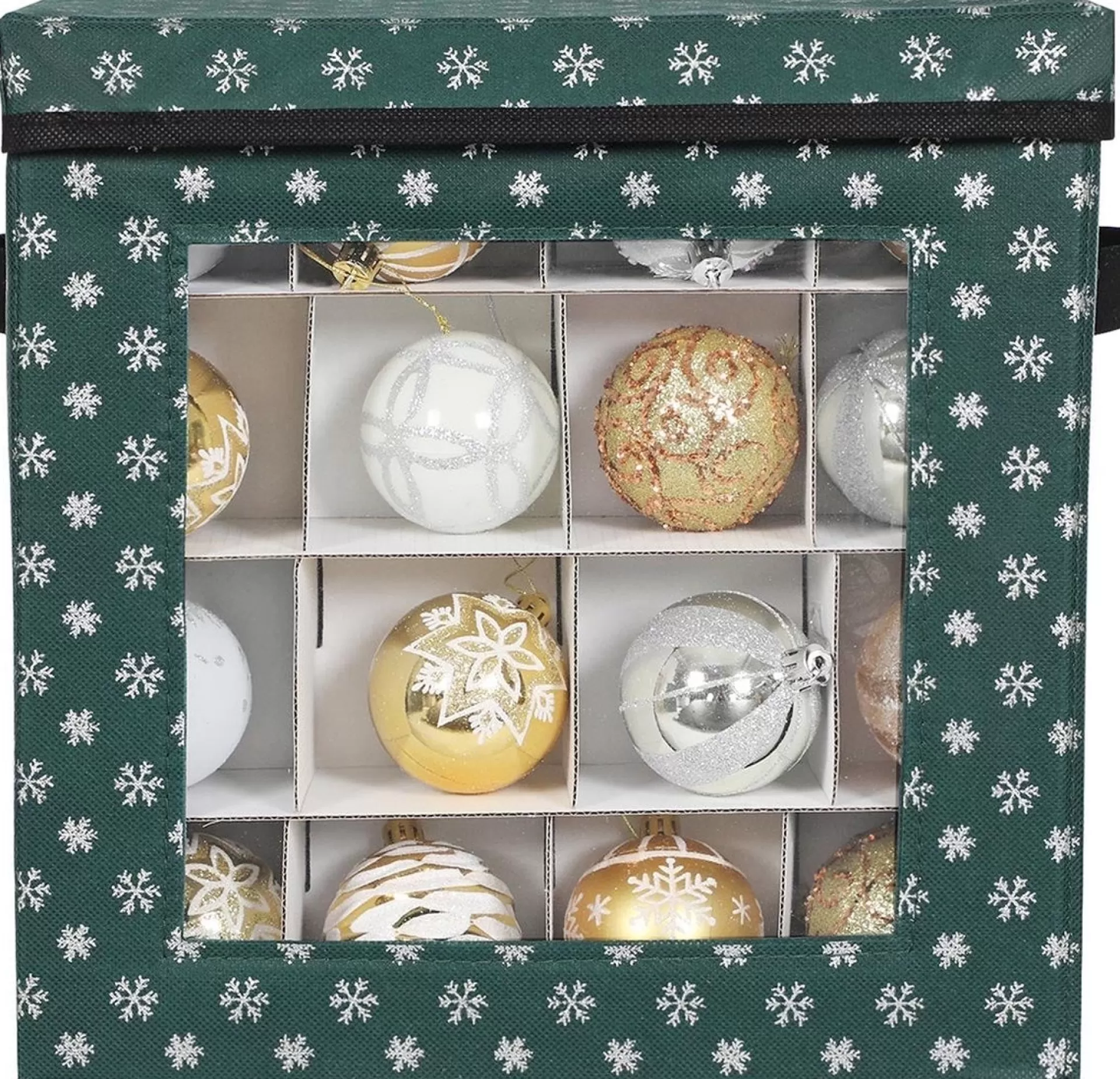 MeubelGigant Opbergdozen Voor Kerstballen - Set Van 3 - Vouwdozen - Voor Kerstversiering Sale