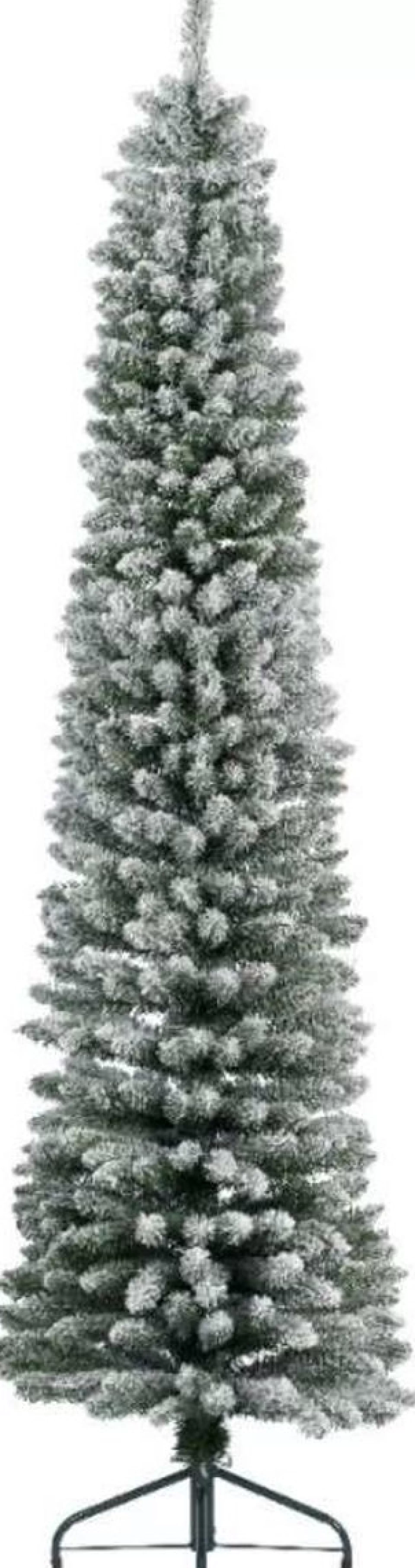 Everlands Pencil Pine Snowy Kunstkerstboom | Smal | Wit/Sneeuw | 210Cm Best