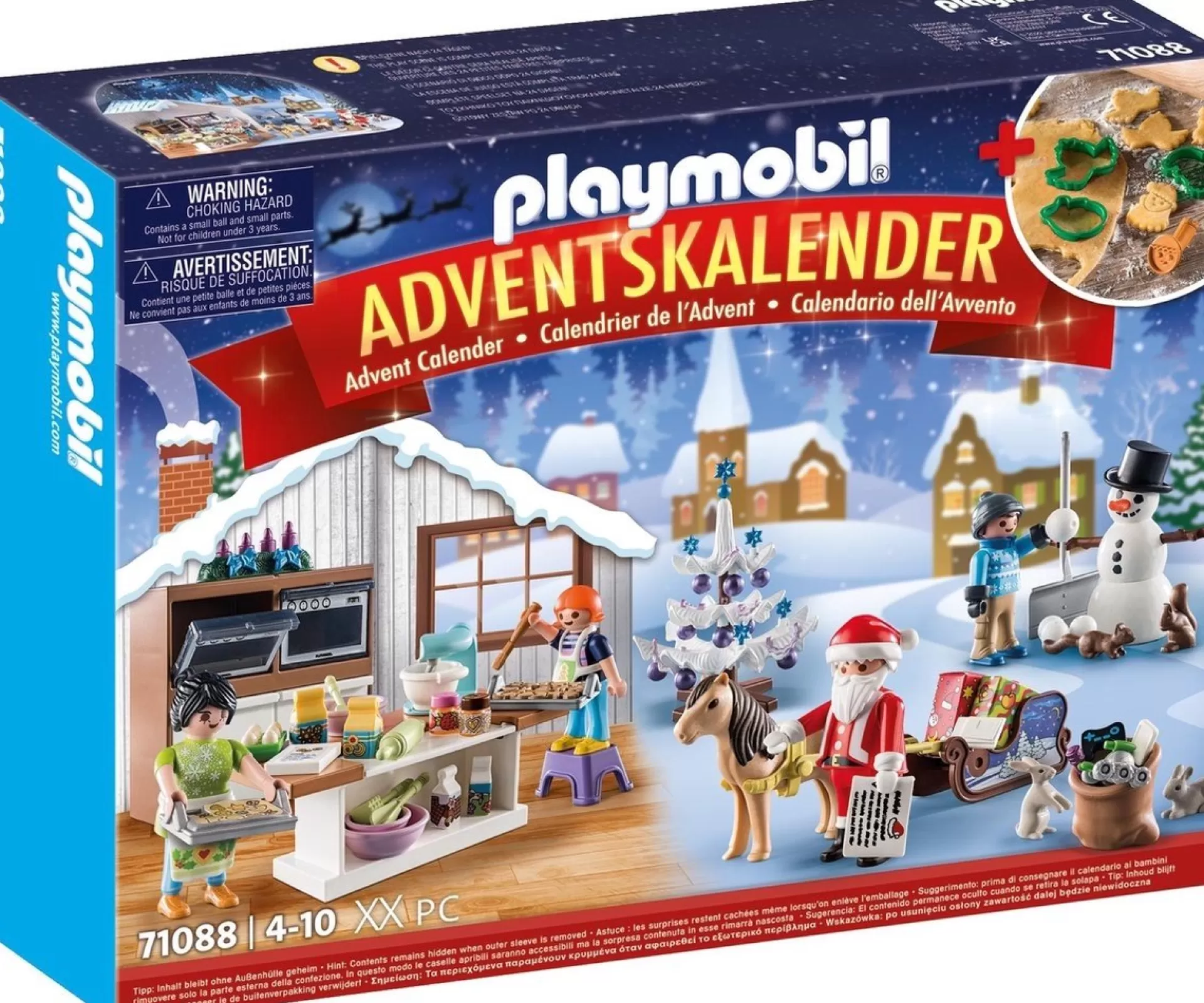 PLAYMOBIL Christmas Adventskalender 2023 Kerstkoekjes Bakken - 71088 Best Sale