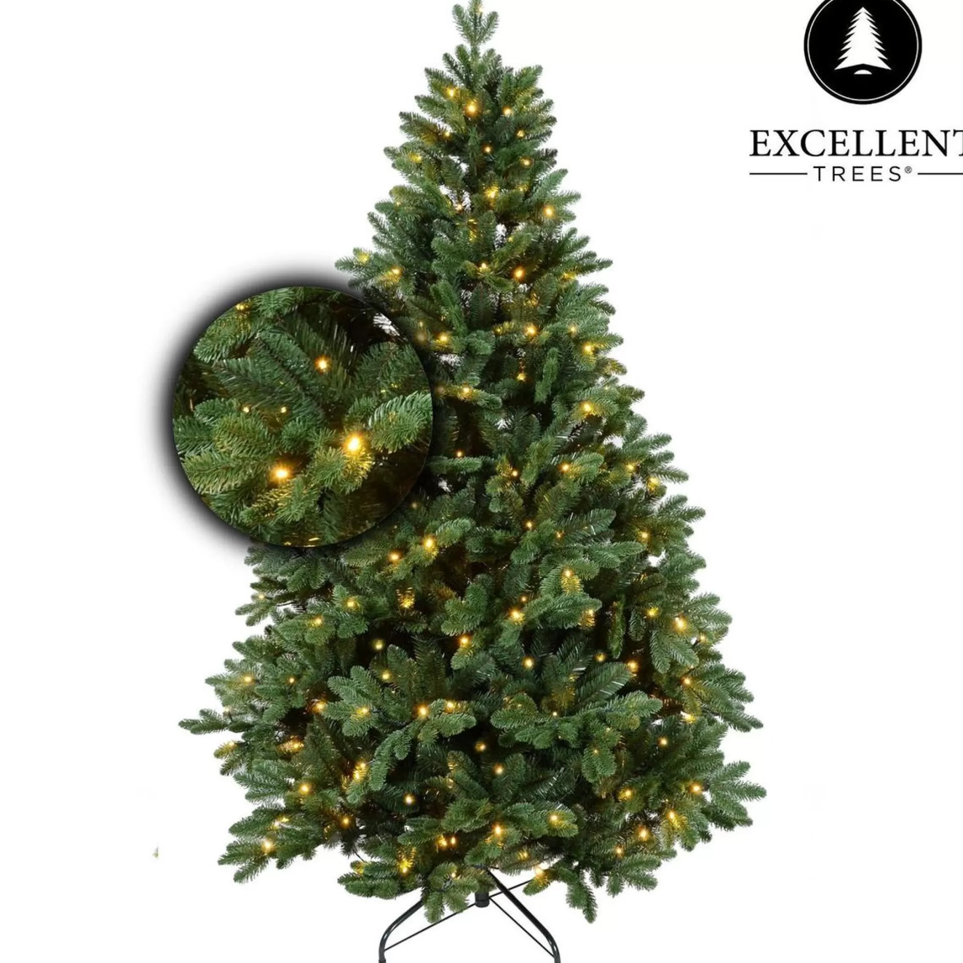 Excellent Trees Premium Kerstboom ® Led Mantorp 180 Cm Met 280 Lampjes Shop