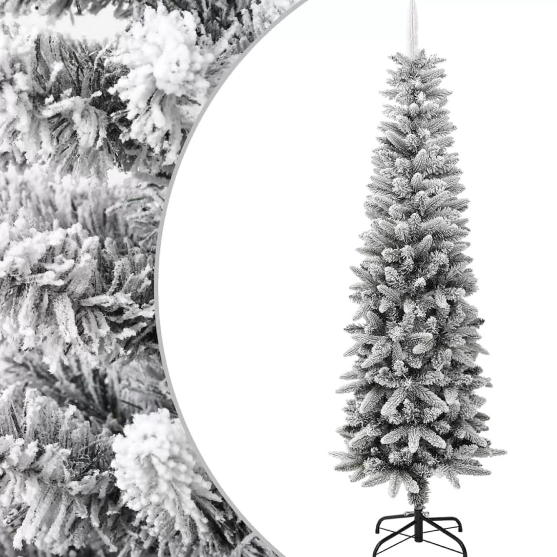 ForYou Prolenta Premium - Kunstkerstboom Met Sneeuw Smal 180 Cm Pvc En Pe Cheap