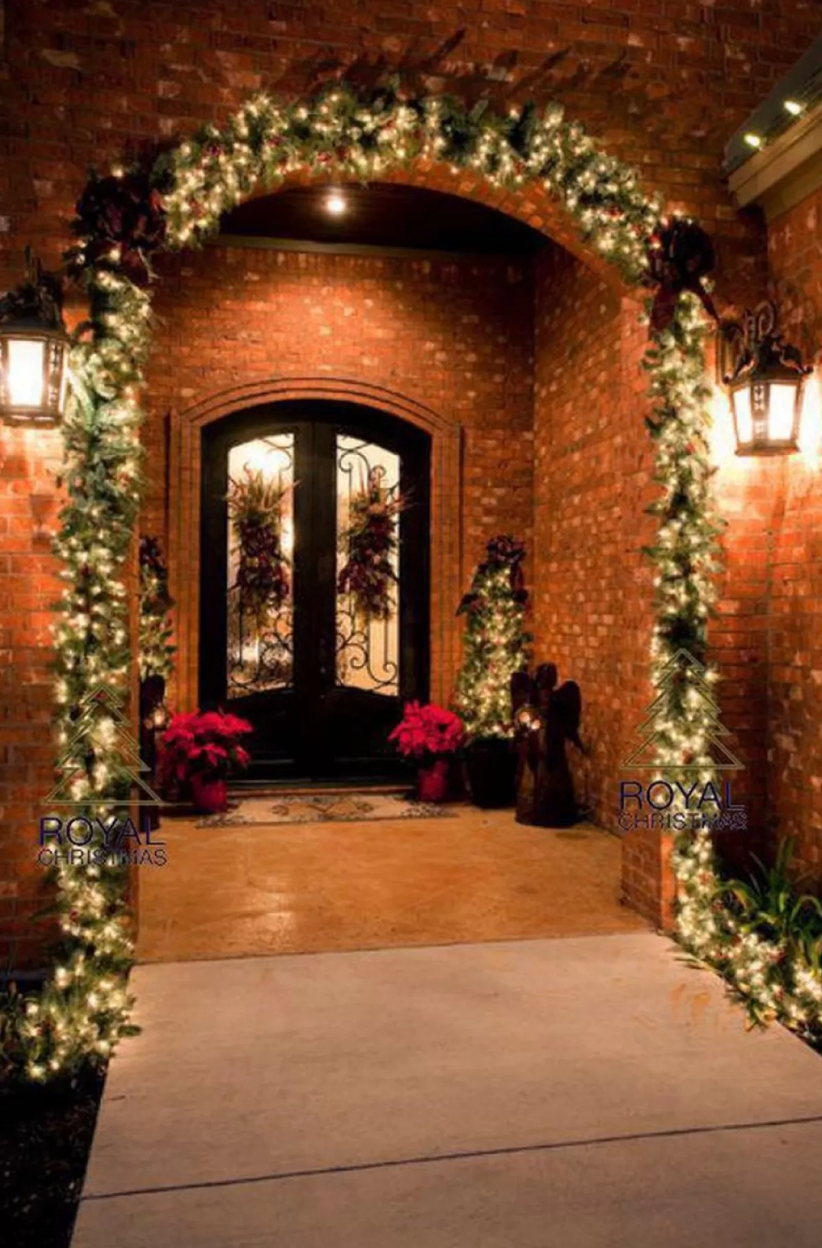 Royal Christmas Guirlandes> - Guirlande Met 70 Warm Led Lampjes Geintegreerd - Lengte 540 Cm - 400 Takken - Extra Vol