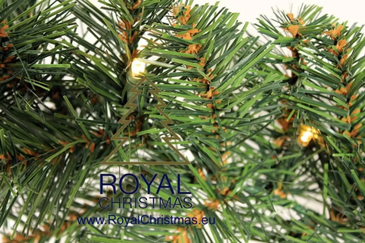 Royal Christmas Guirlandes> - Guirlande Met 70 Warm Led Lampjes Geintegreerd - Lengte 540 Cm - 400 Takken - Extra Vol
