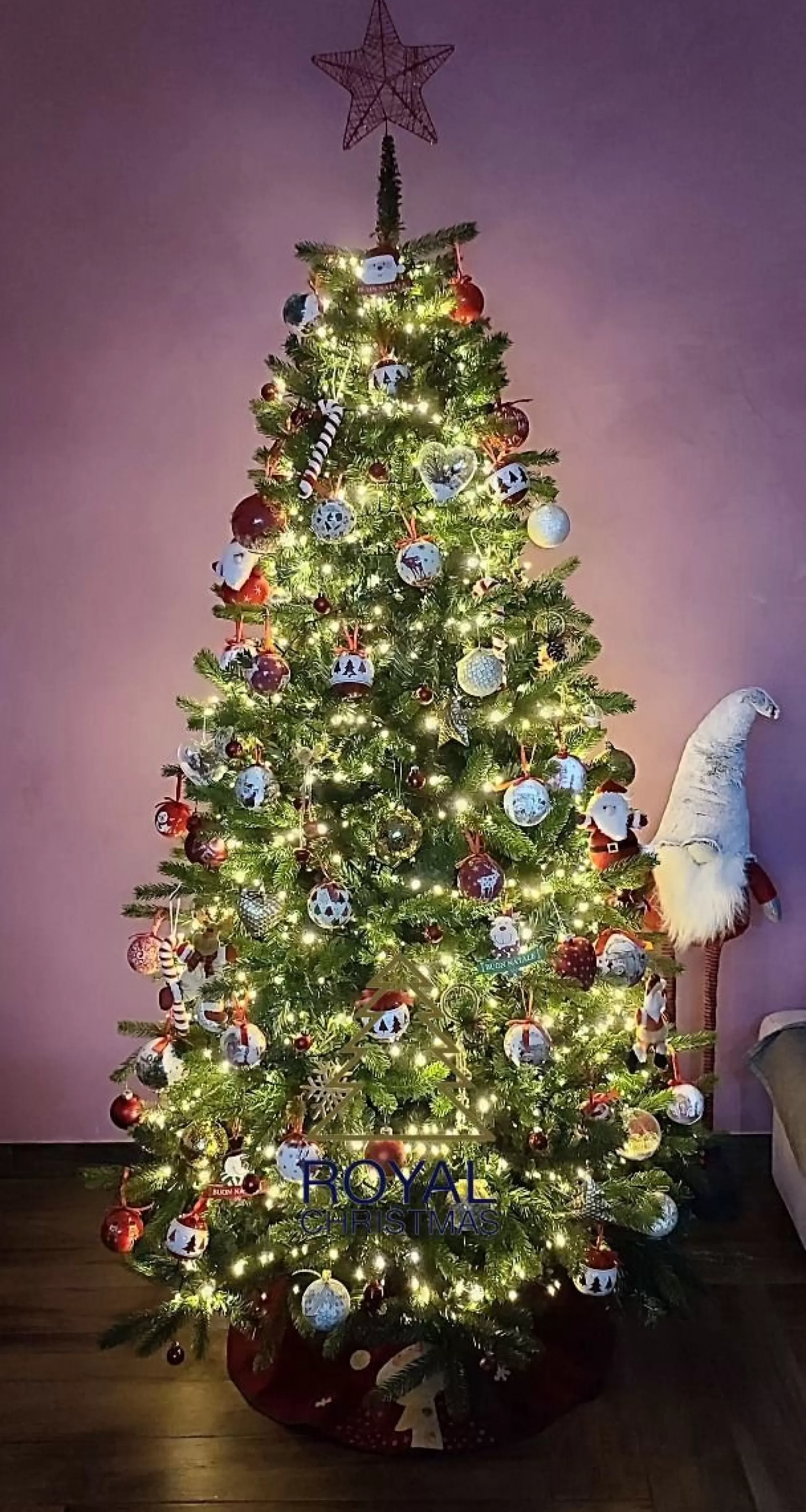 Royal Christmas - Kunstkerstboom - Bogota Pe / Pvc Smart - 400 Led Lampjes - 210 Cm - 1687 Takken - Groen Online