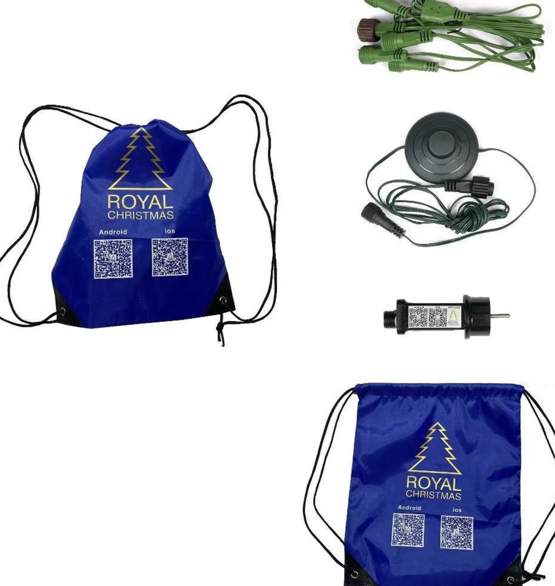 Royal Christmas - Kunstkerstboom - Bogota Pe / Pvc Smart - 400 Led Lampjes - 210 Cm - 1687 Takken - Groen Online