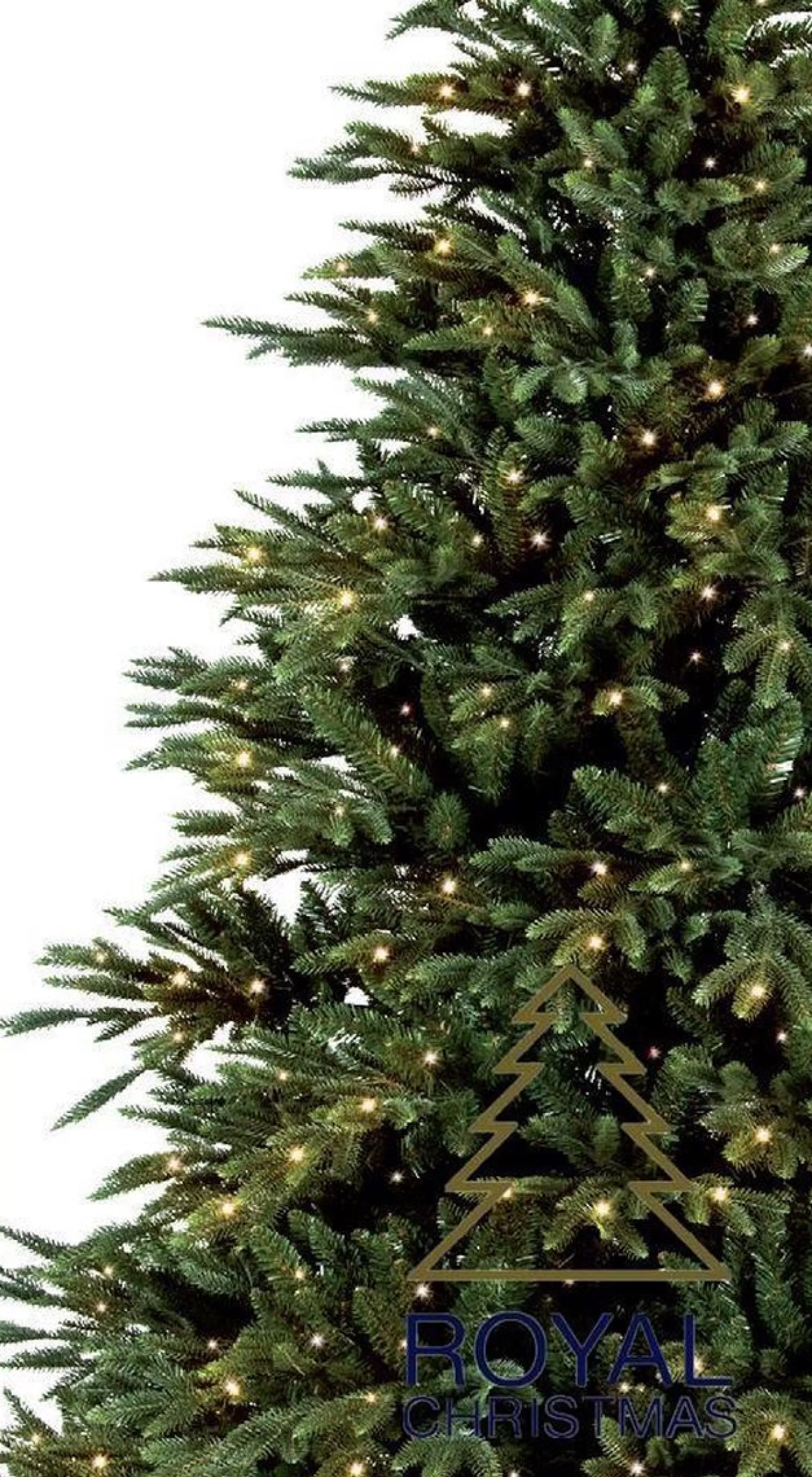 Royal Christmas - Kunstkerstboom - Delaware Pe / Pvc Deluxe - 700 Led Lampjes - 240 Cm - 5817 Takken - Groen Cheap