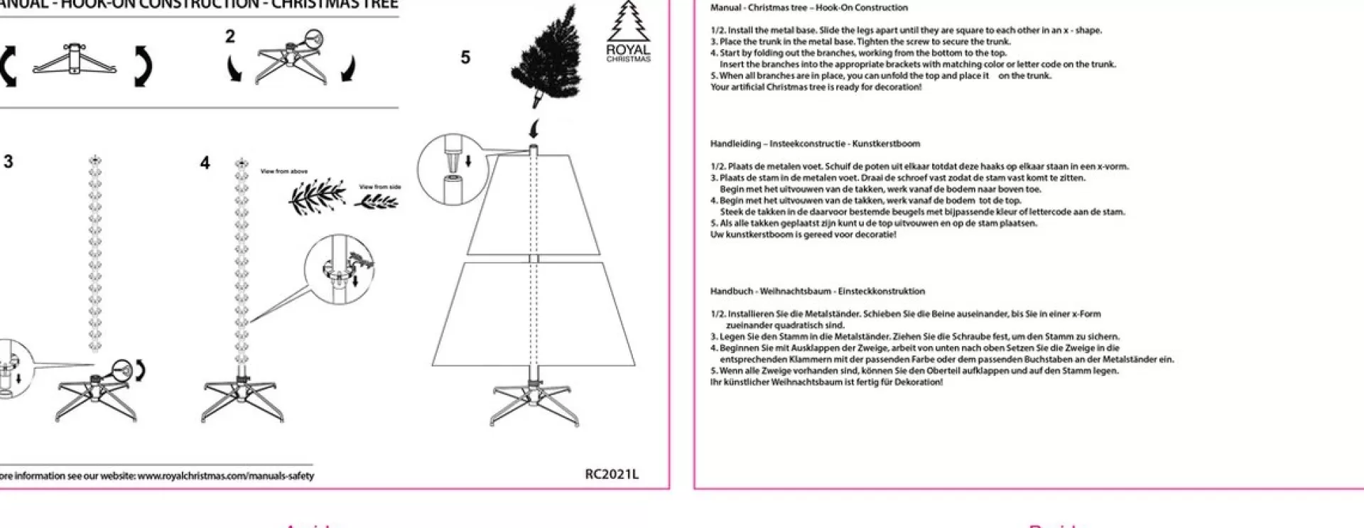 Royal Christmas - Kunstkerstboom - Rockford Spruce - 180 Cm - Pvc - 886 Takken - Zonder Verlichting Clearance