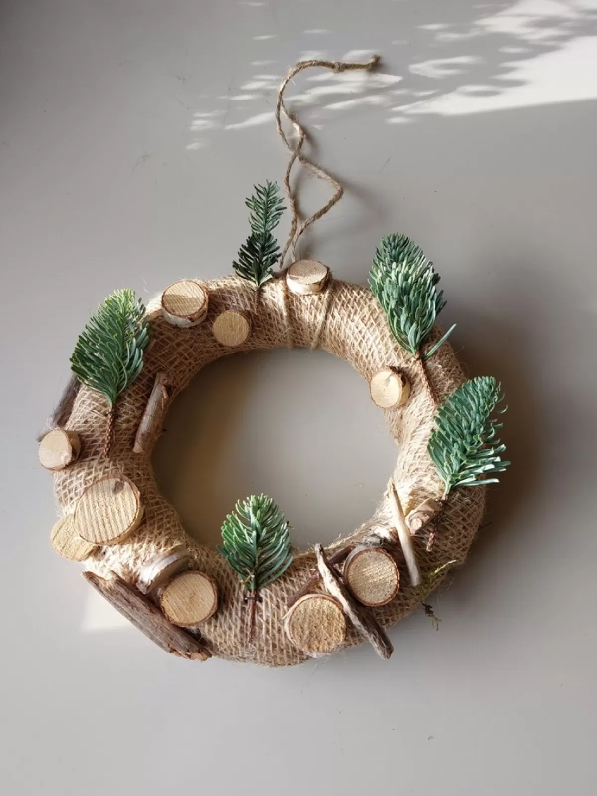 Juuls Gift Shop (merkloos) Kerstkransen>Schattige Krans Met Kerstboompjes, Kerst, Cadeau, 20Cm Diameter