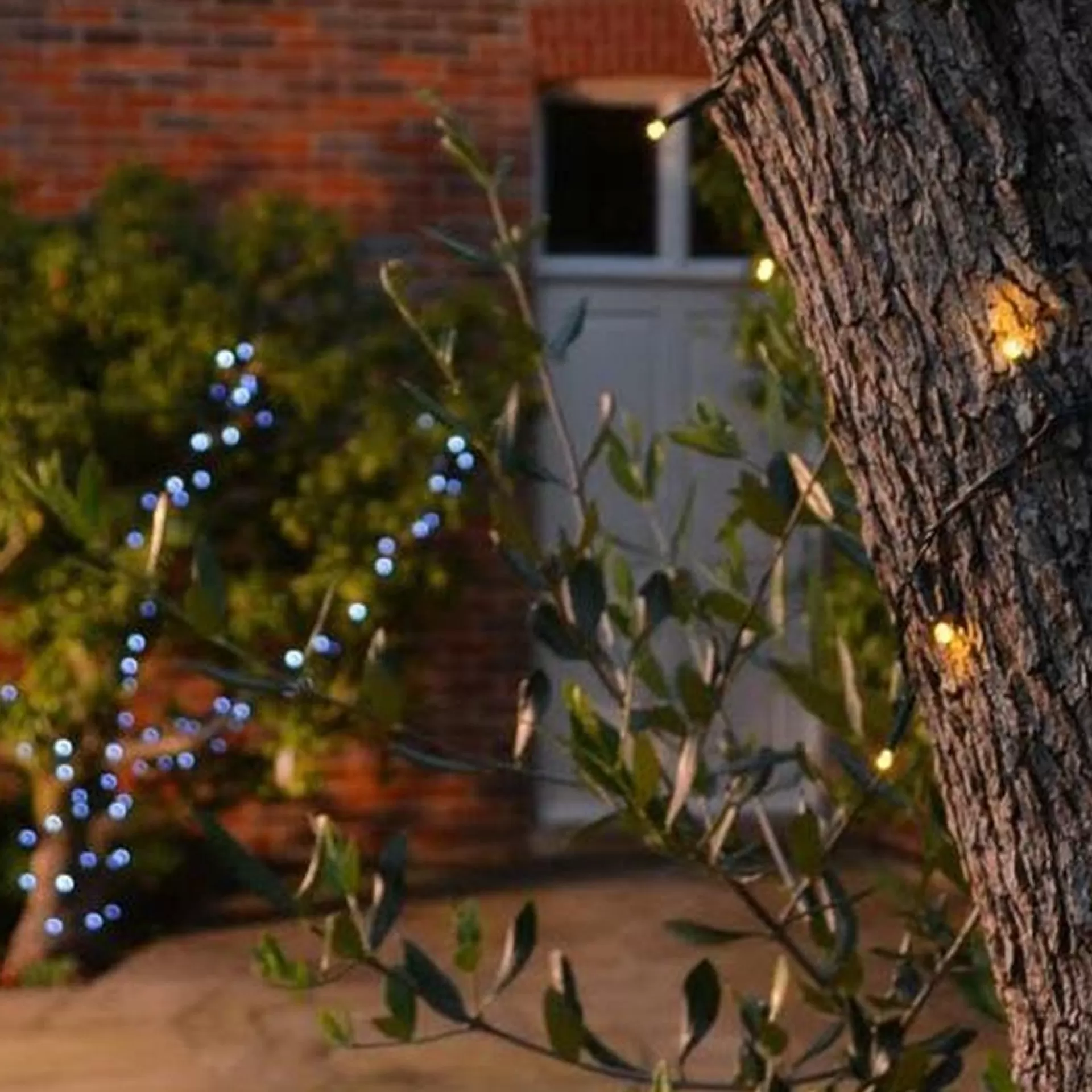 Solarwandlamp.nl Solar Lichtsnoer Led Buiten - 300 Lampen - Warm-Wit Licht - Tuinverlichting Op Zonne-Energie Online