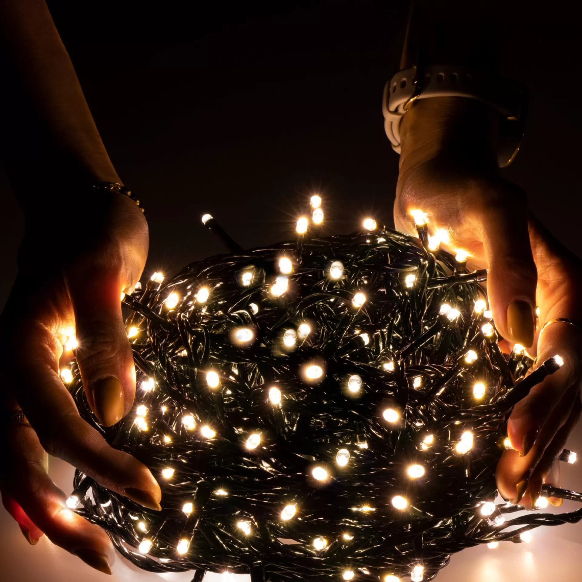 springos Kerstlichtsnoeren> Kerstverlichting | Binnen & Buiten | 24 M | 400 Led | Warm Wit