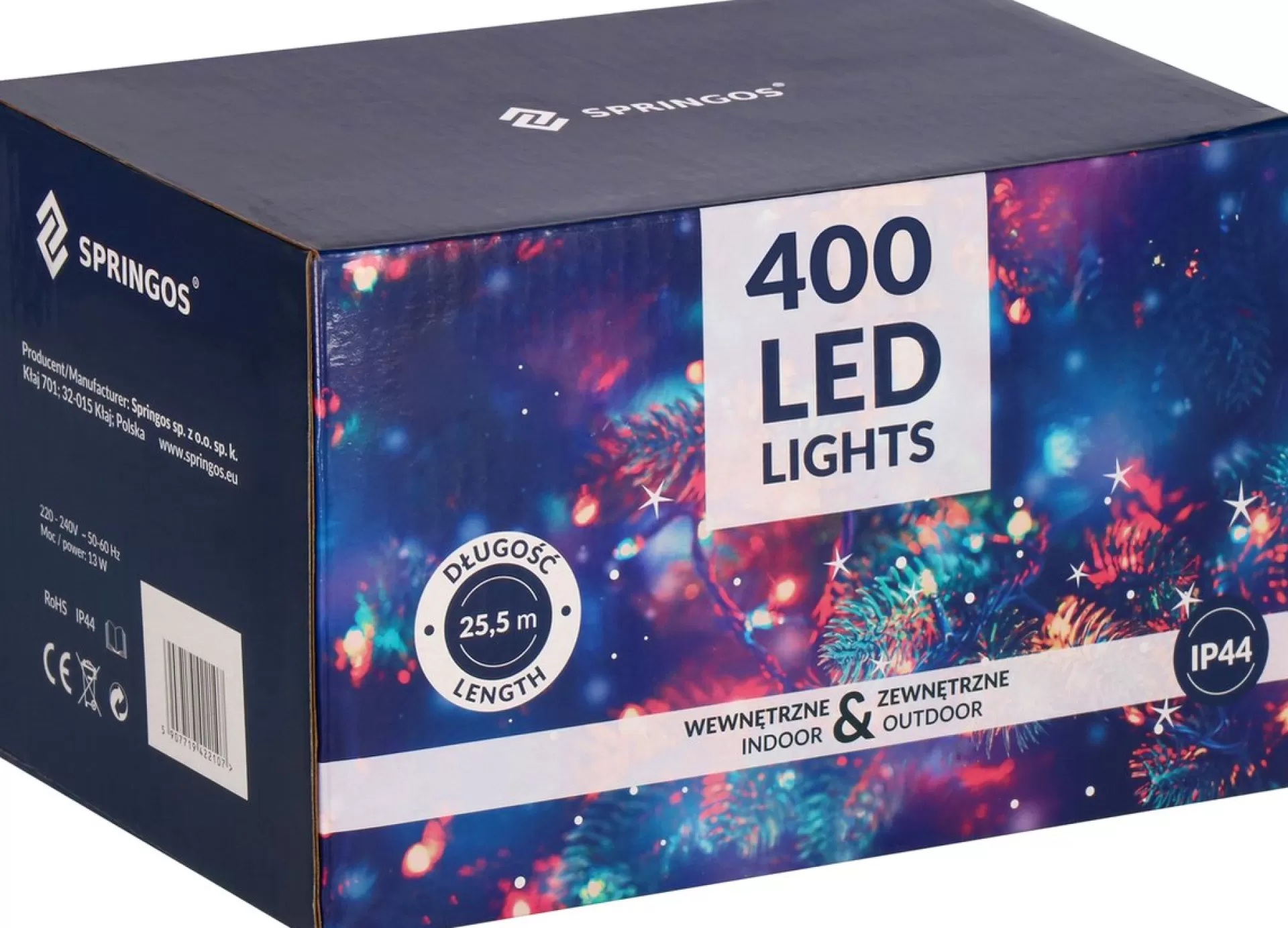 springos Kerstlichtsnoeren> Kerstverlichting | Binnen & Buiten | 24 M | 400 Led | Warm Wit